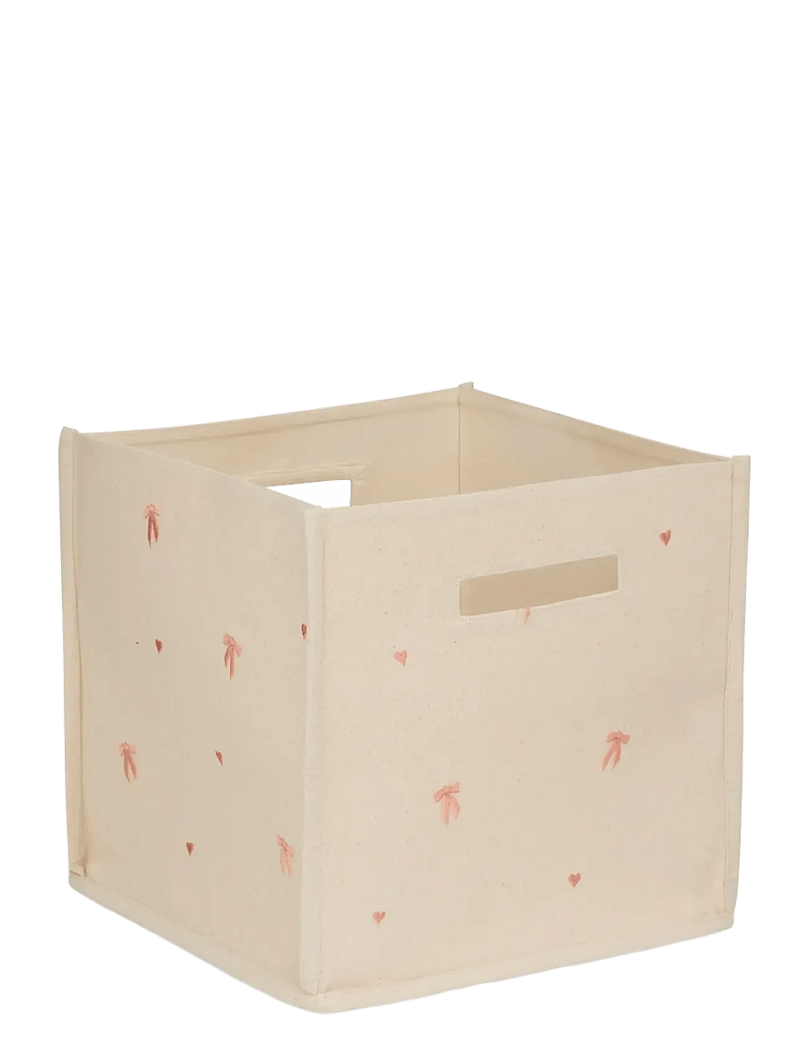 Cam Cam Copenhagen - Canvas Storage Basket - GOTS - Woodland - aufbewahrungskörbe - bows - 0