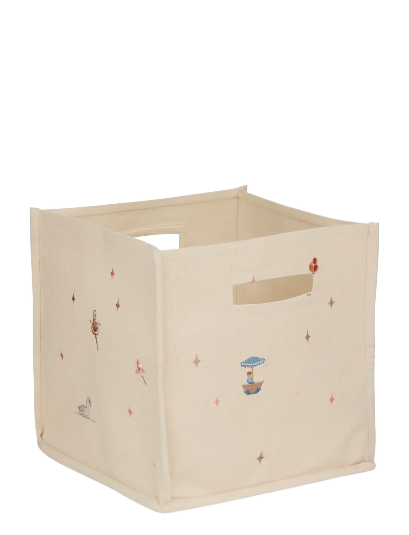 Cam Cam Copenhagen Canvas Storage Basket - Gots - Woodland, One Size, Cream, Opbevaring > Opbevaringskurve, Børn