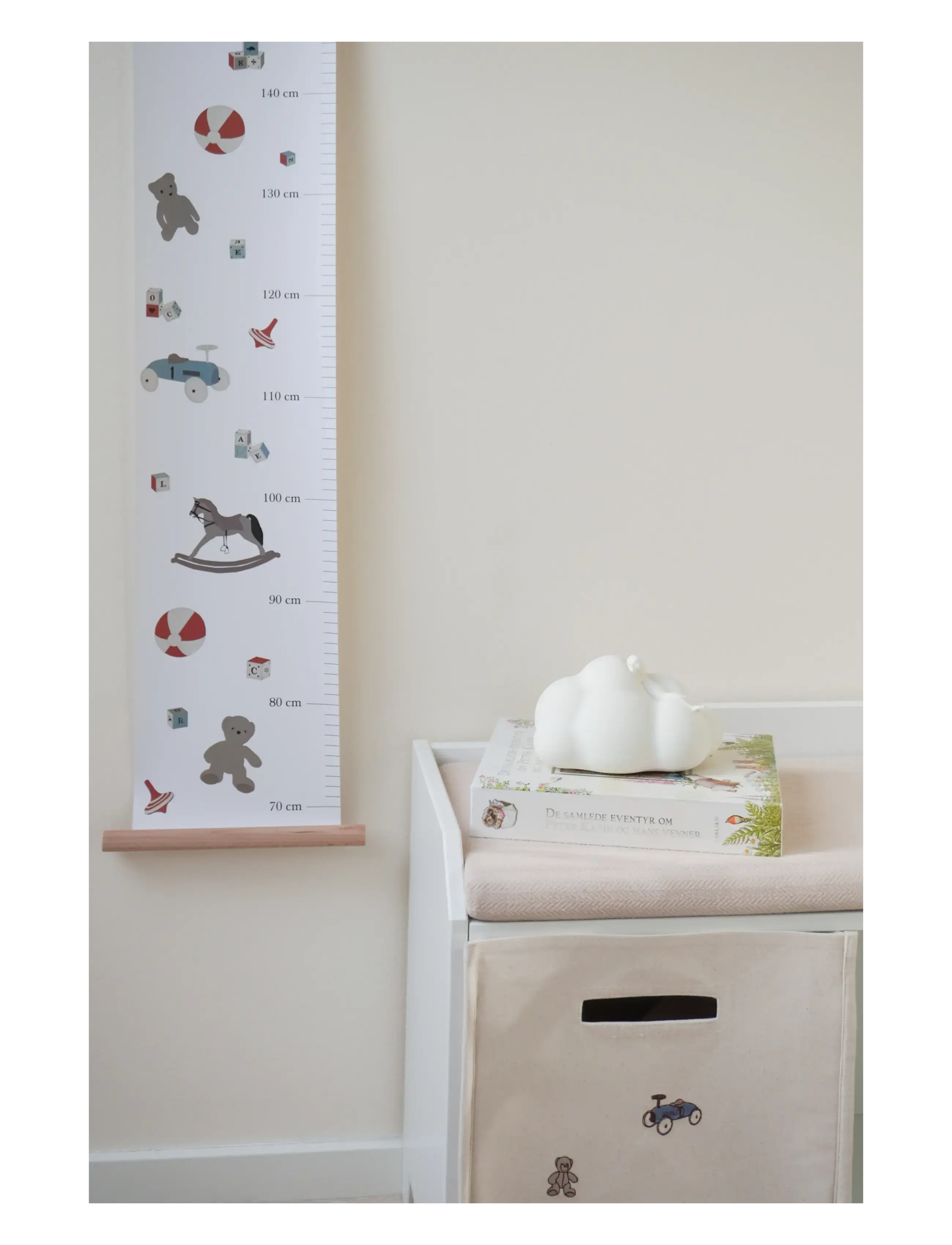 Cam Cam Copenhagen - Canvas Storage Basket - GOTS - Woodland - paniers de rangement - vintage toys - 1