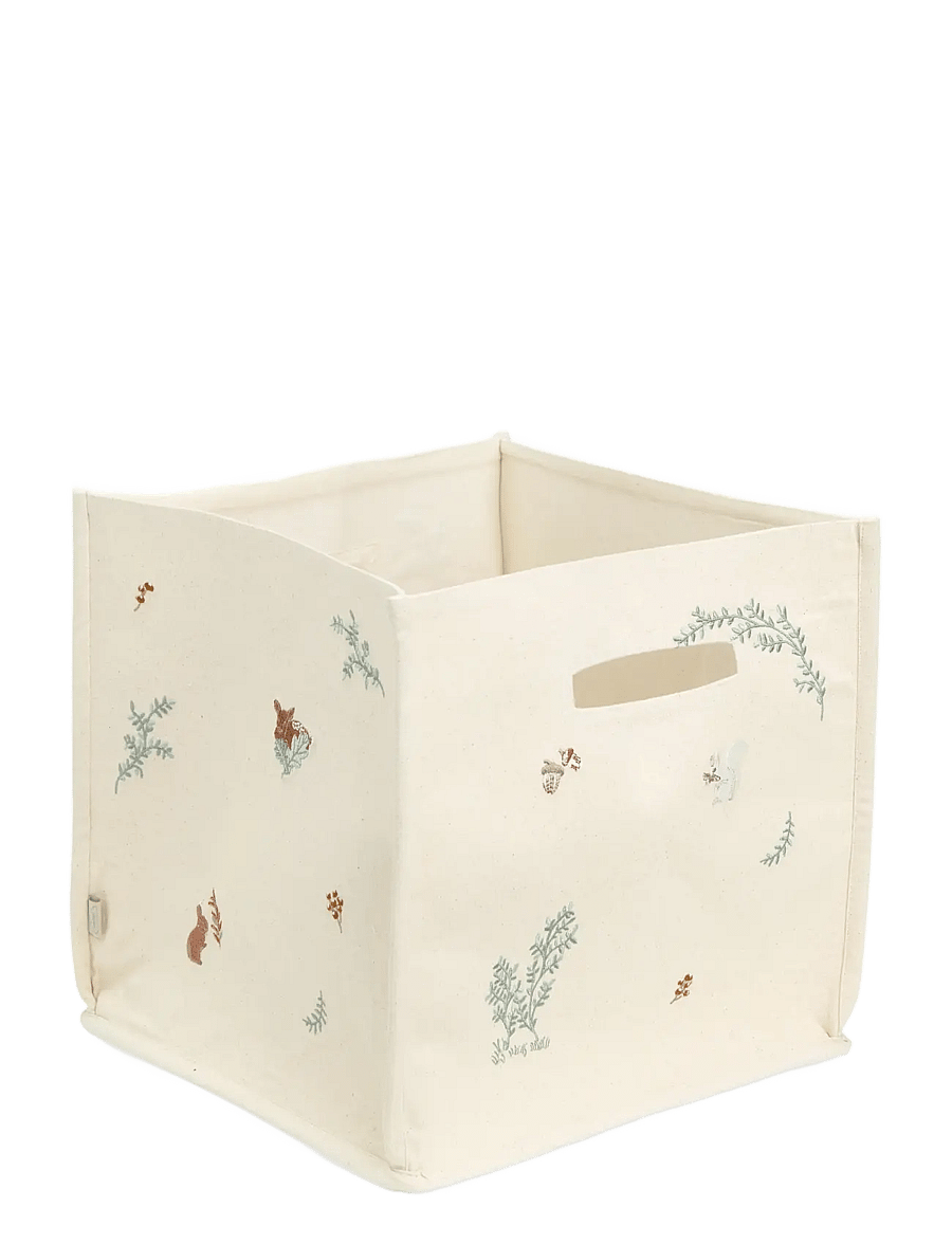 Cam Cam Copenhagen - Canvas Storage Basket - GOTS - Woodland - opbevaringskurve - woodland - 1