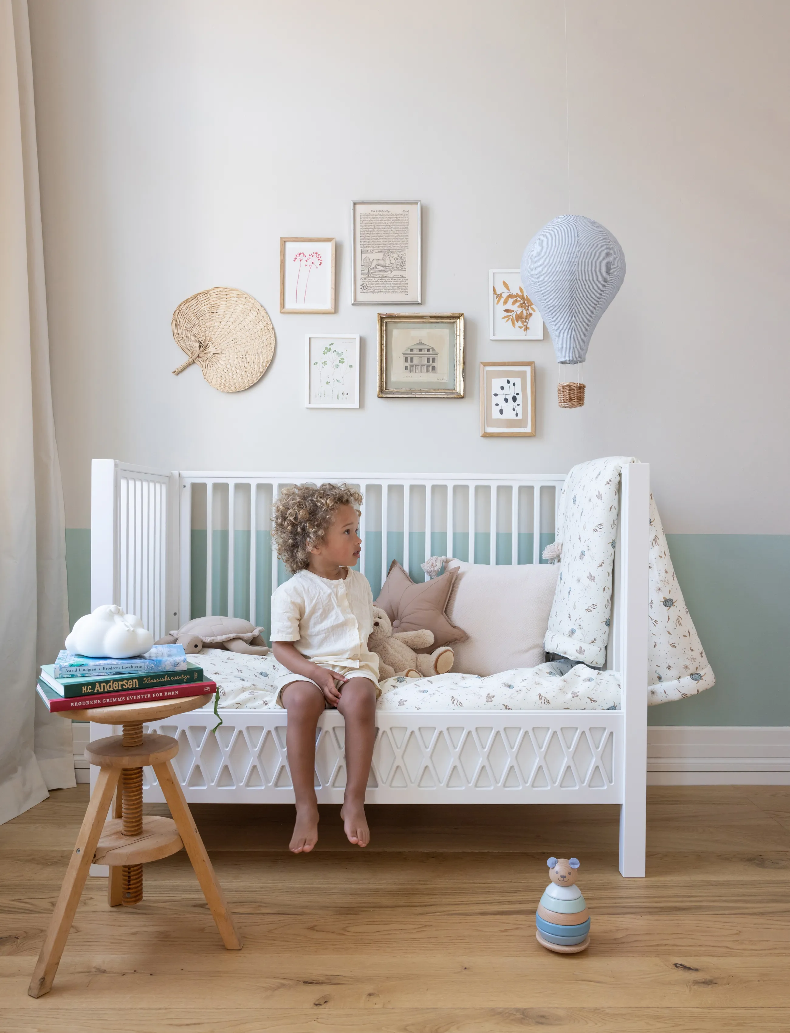Cam Cam Copenhagen - Lamp Shade, Hot Air Balloon - Classic Stripes Rose - deckenleuchte - classic stripes blue - 0
