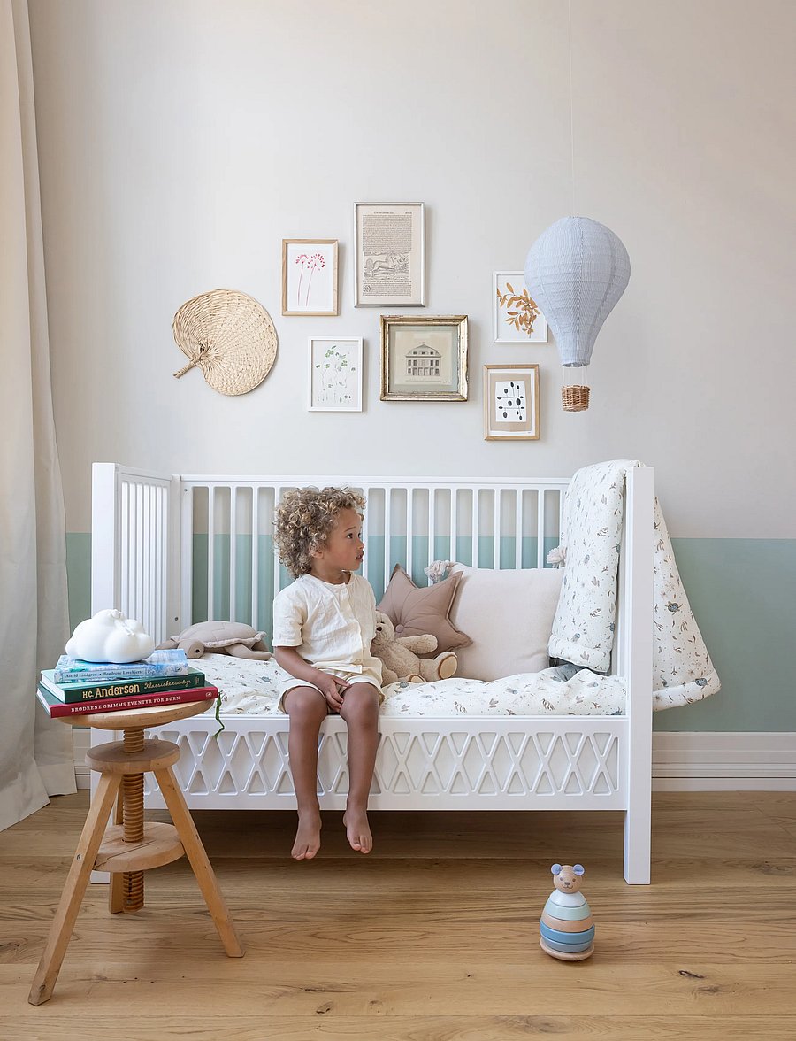 Cam Cam Copenhagen - Lamp Shade, Hot Air Balloon - Classic Stripes Rose - deckenleuchte - classic stripes blue - 0