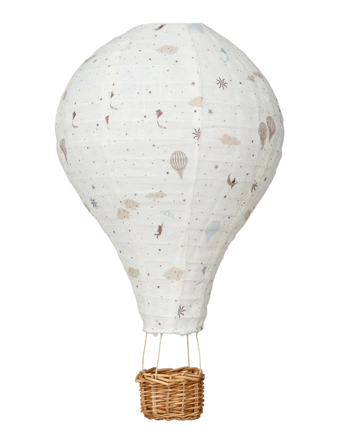 Cam Cam Copenhagen Lamp Shade, Hot Air Balloon - Classic Stripes Rose - Deckenleuchte - DREAMLAND / cream