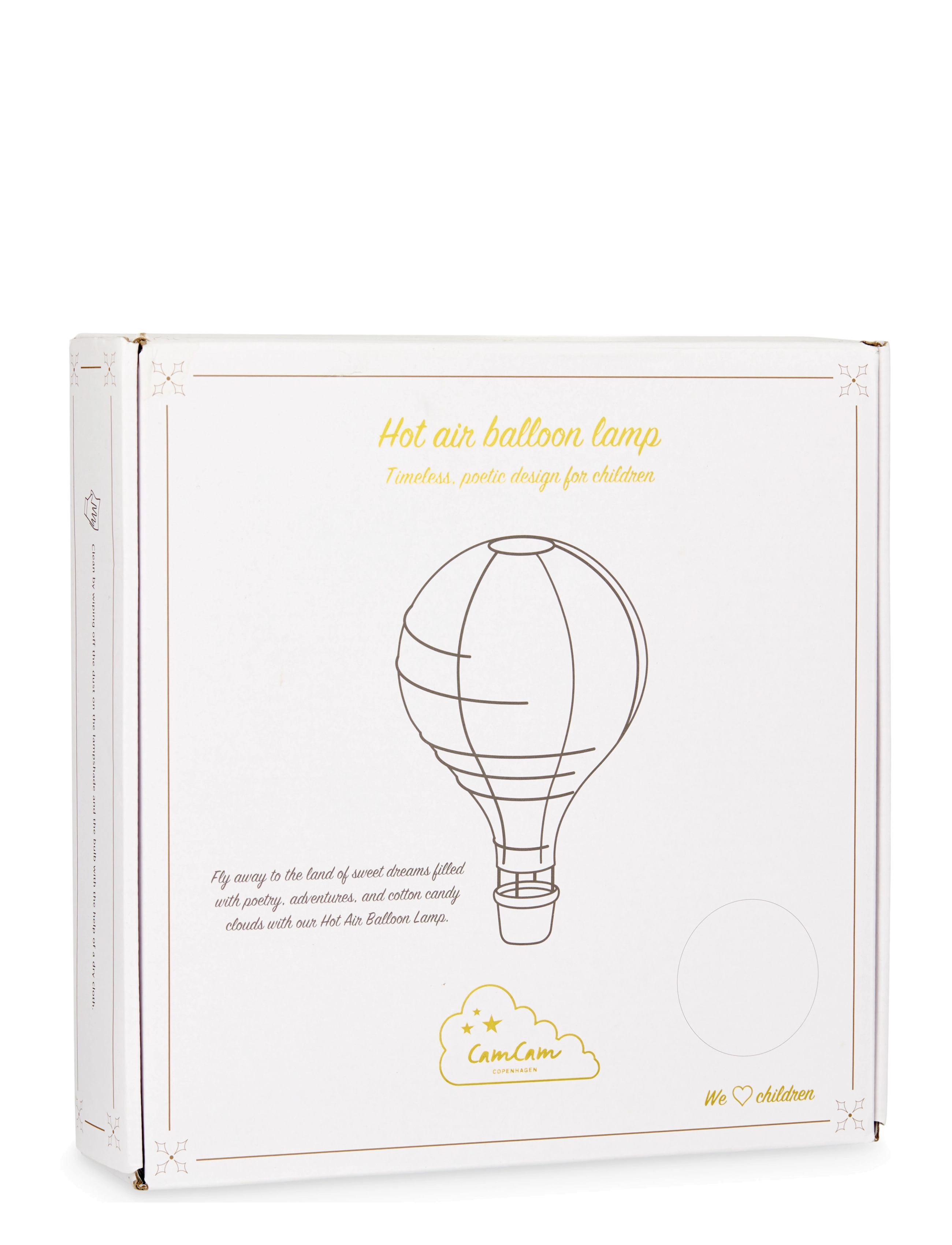 Cam Cam Copenhagen - Lamp Shade, Hot Air Balloon - Classic Stripes Rose - deckenleuchte - dreamland - 2