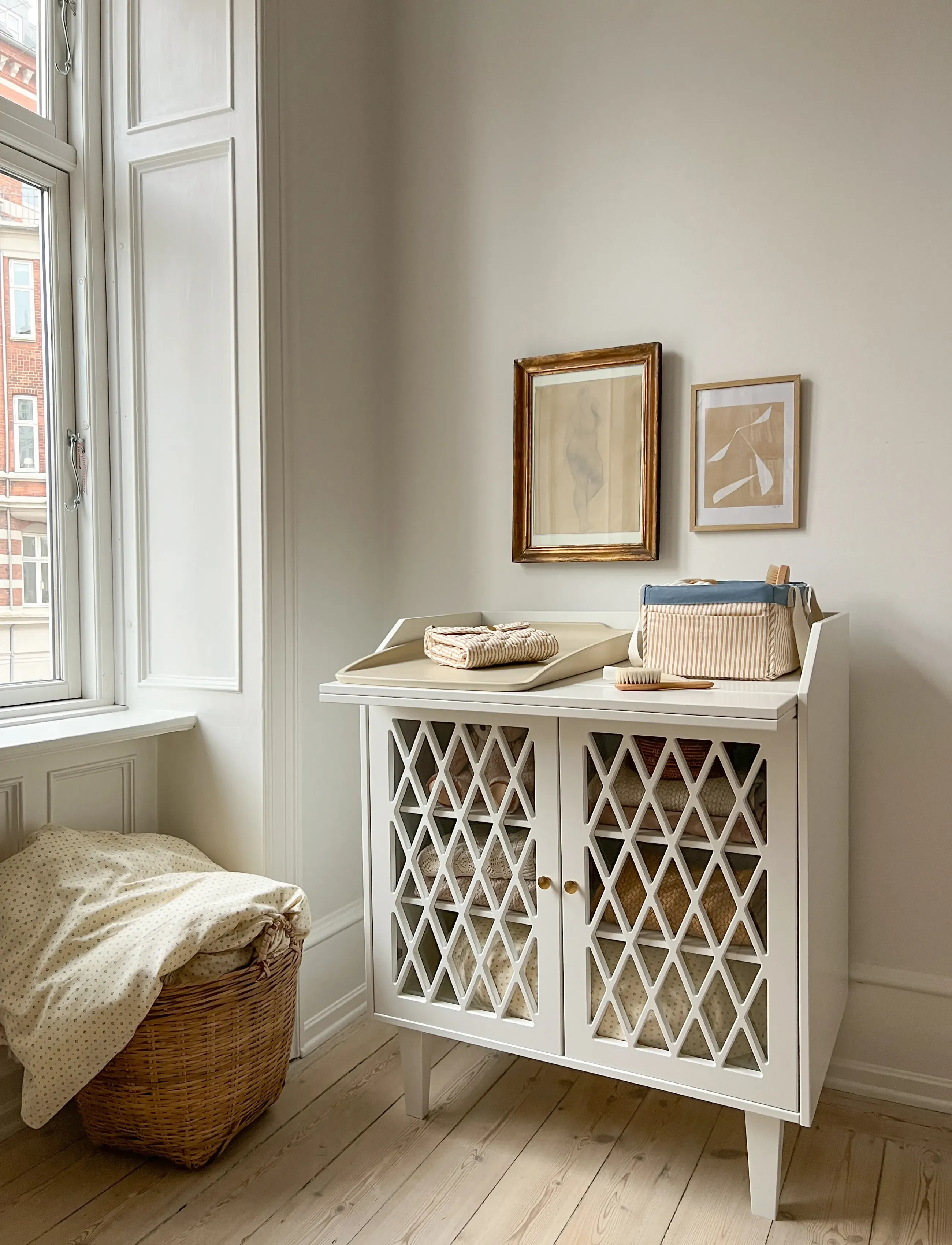 Cam Cam Copenhagen Harlequin Changing Table, Fsc Mix, Harlekin Puslebord, Hvid, Str: ONE SIZE