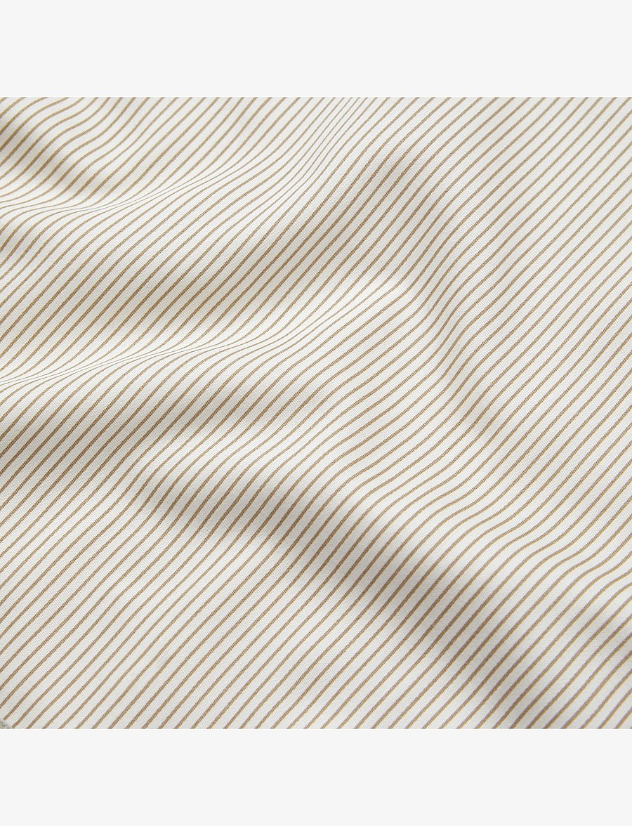 Cam Cam Copenhagen - Bedding Set, Junior, 100x140cm - GOTS - Caprice - bettwäsche-set - classic stripes camel - 1