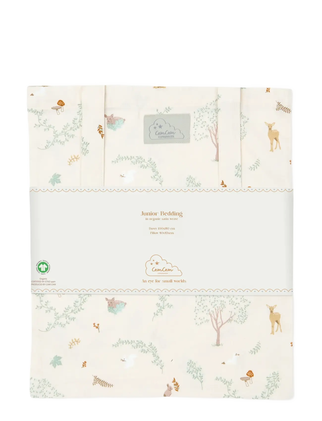 Cam Cam Copenhagen - Bedding Set, Junior, 100x140cm - GOTS - Carousel - bettwäsche-set - woodland - 1