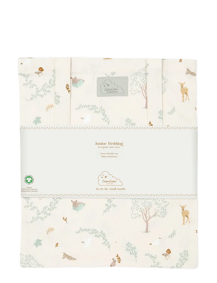 Cam Cam Copenhagen - Bedding Set, Junior, 100x140cm - GOTS - Carousel - bettwäsche-set - woodland - 1