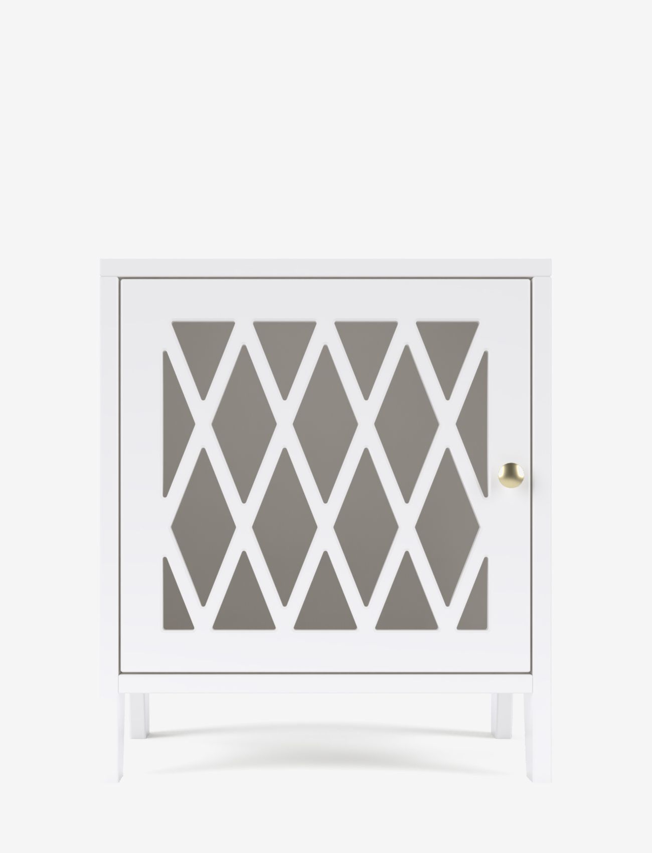 Cam Cam Copenhagen - Harlequin Bedside Table - pöydät - white - 2