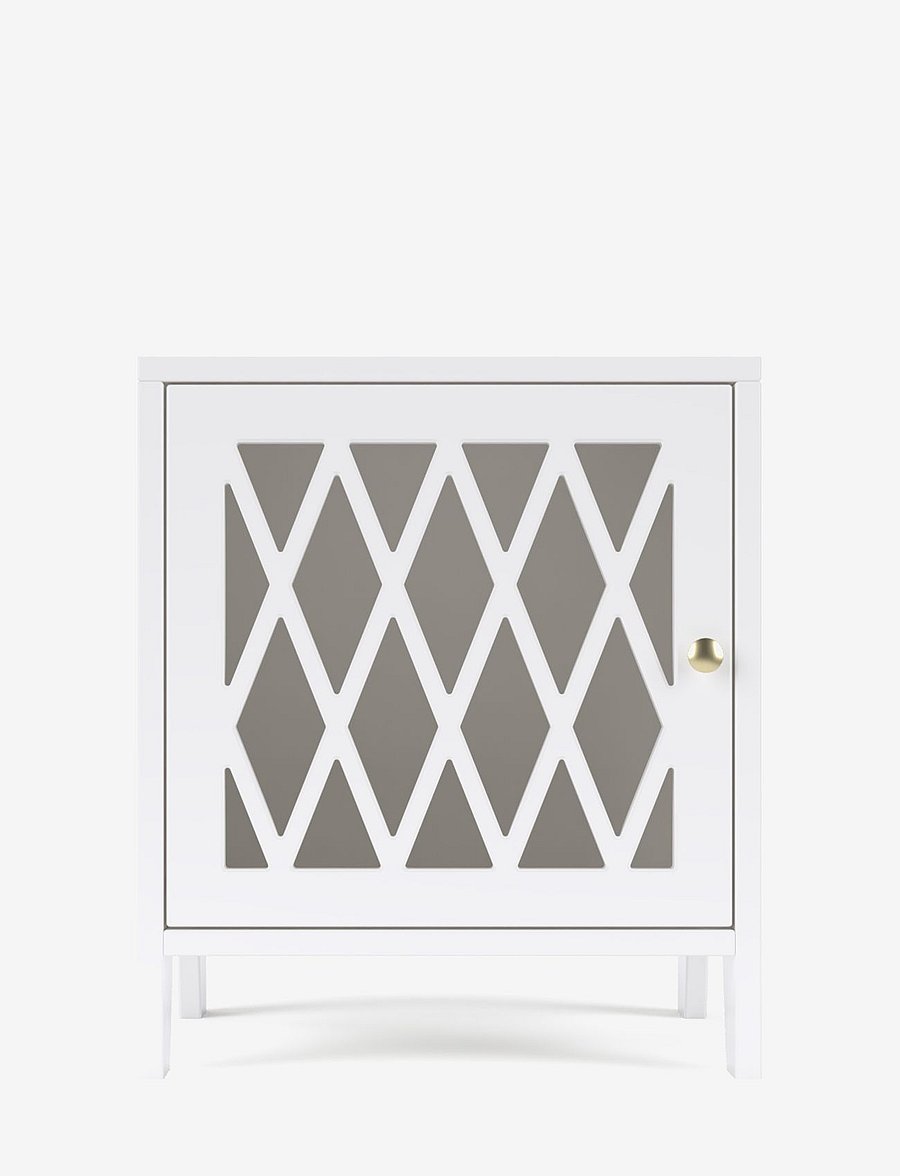 Cam Cam Copenhagen - Harlequin Bedside Table - tische - white - 2