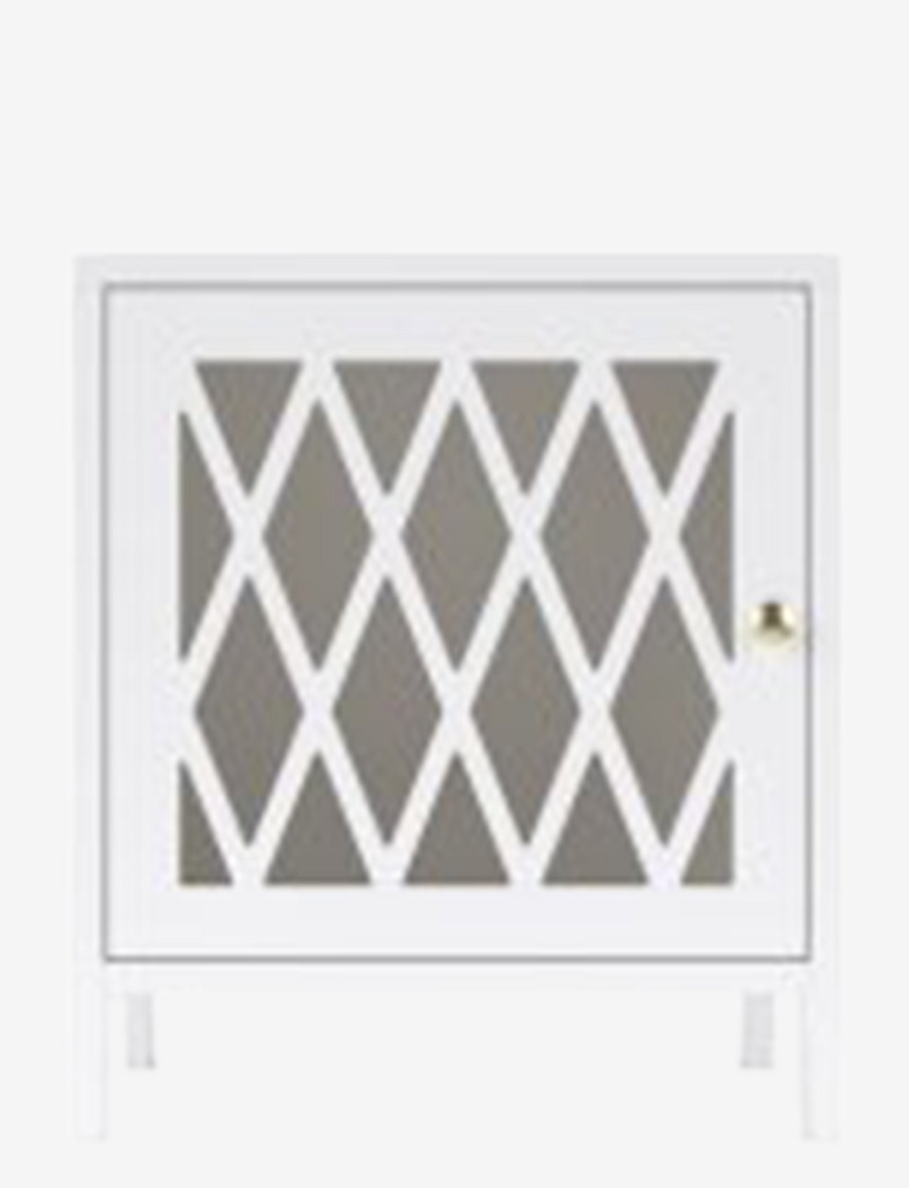 Cam Cam Copenhagen - Harlequin Bedside Table - pöydät - white - 4