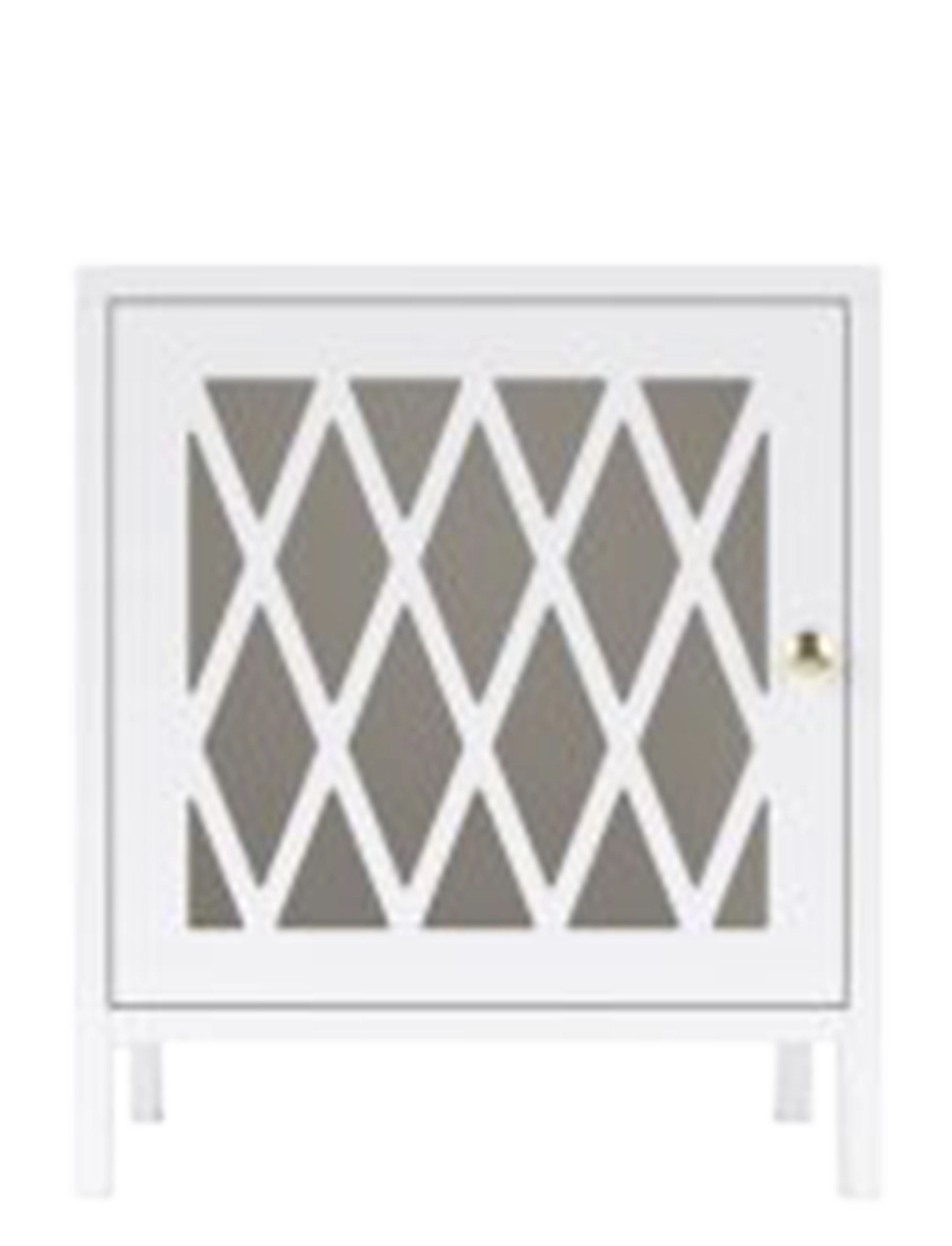 Cam Cam Copenhagen - Harlequin Bedside Table - tabellen - white - 4