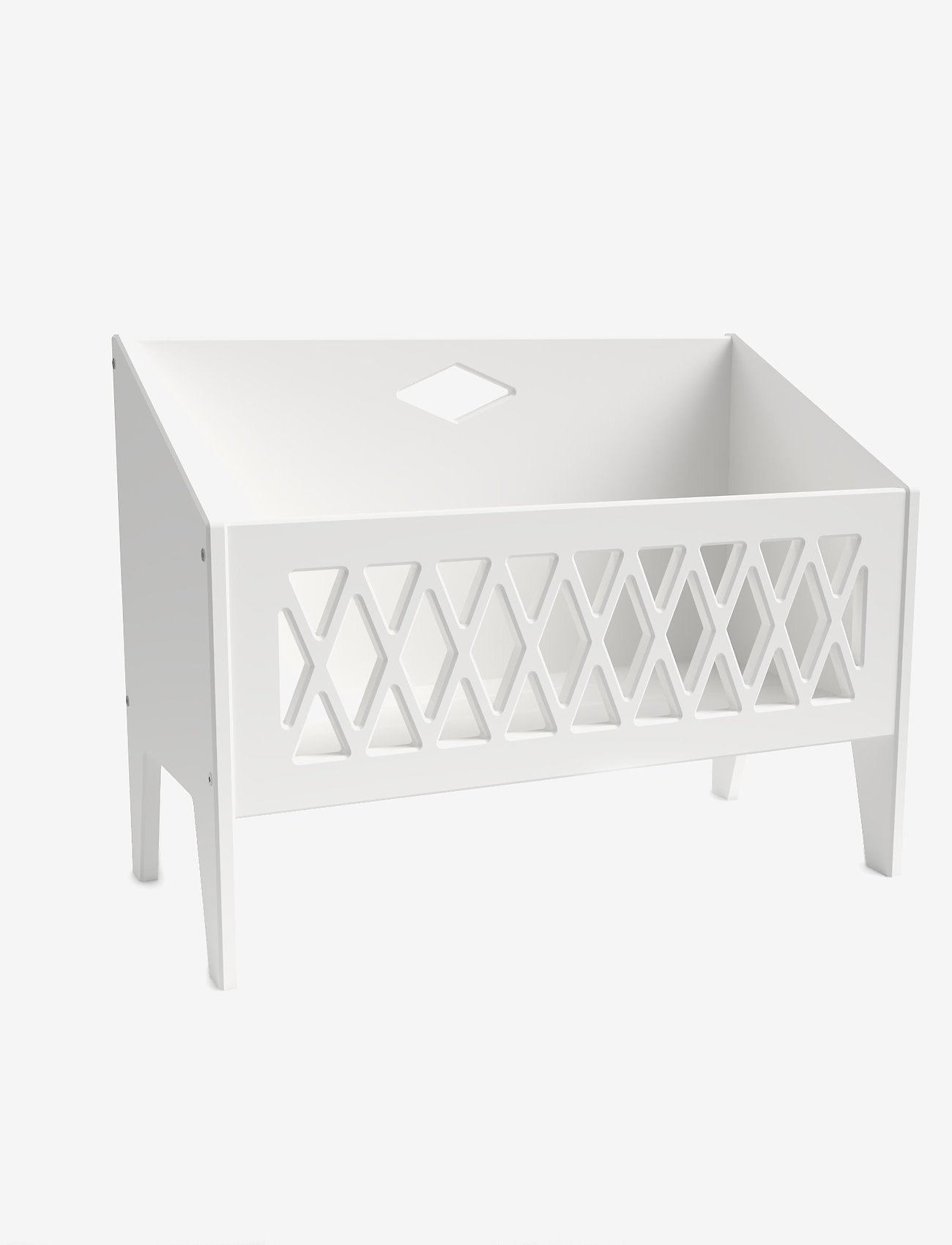 Cam Cam Copenhagen Harlequin Book Bench, One Size, White, Møbler > Hylder, Børn