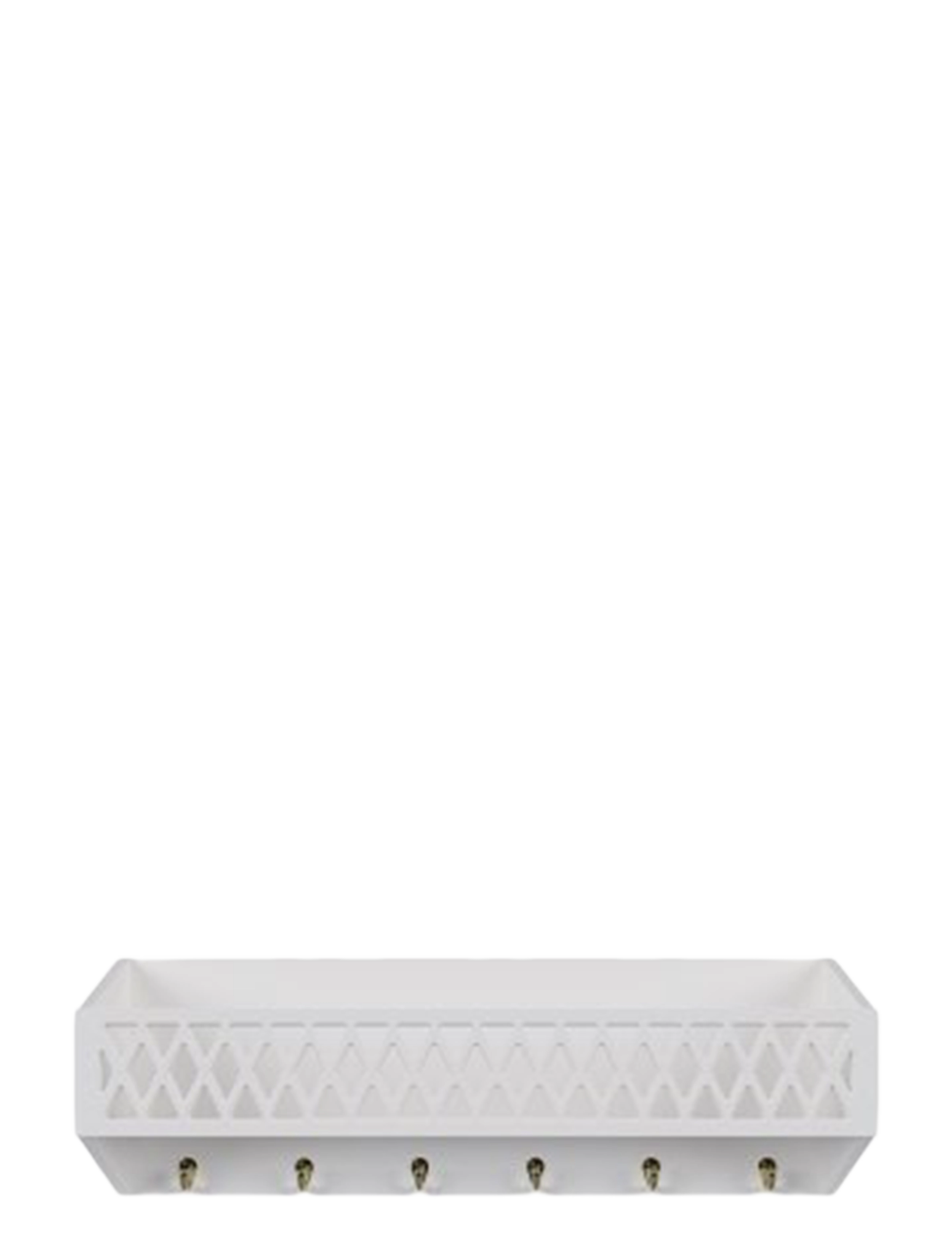 Cam Cam Copenhagen - Harlequin Shelf with Hooks, FSC Mix - Étagères - white - 3