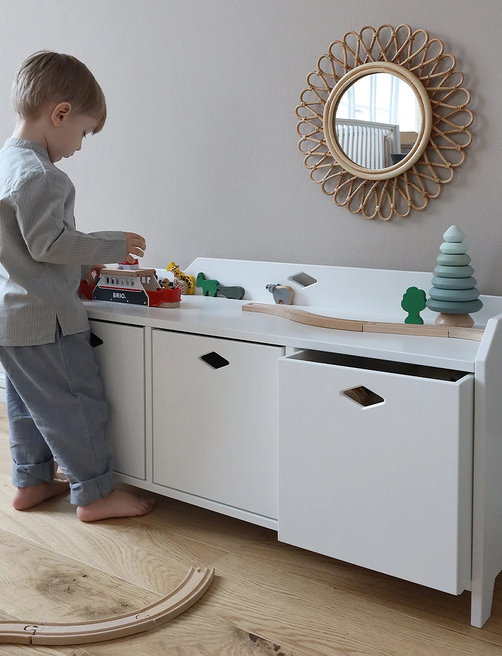 Cam Cam Copenhagen - Luca Module Box, FSC Mix - förvaringslådor - white - 3