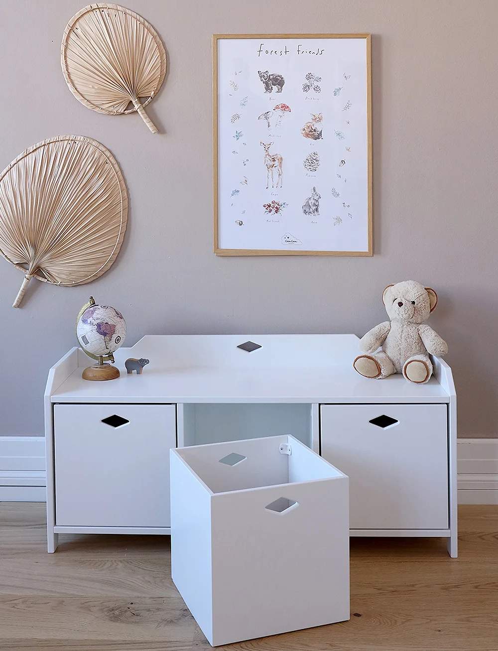 Cam Cam Copenhagen - Luca Module Box, FSC Mix - förvaringslådor - white - 5