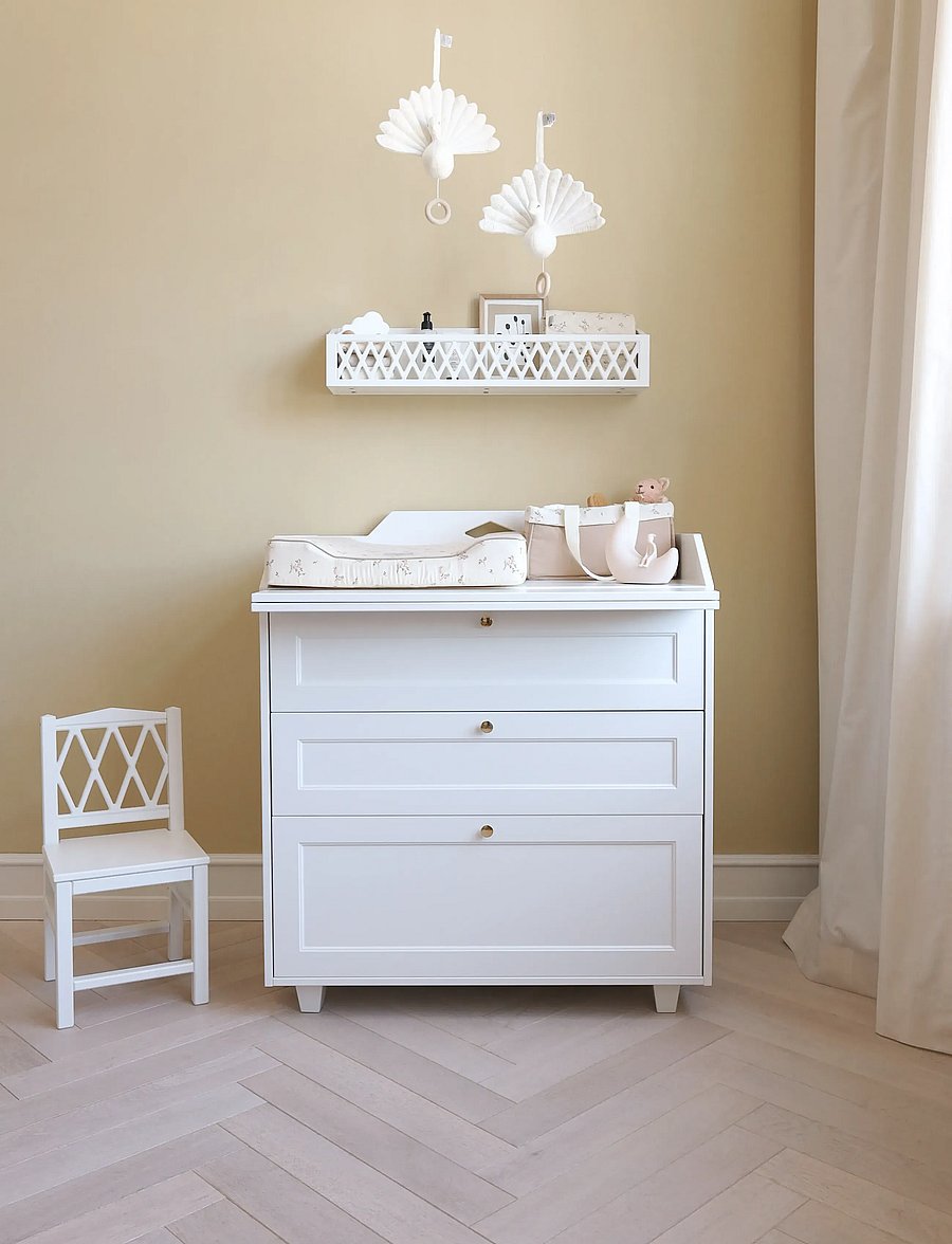 Cam Cam Copenhagen - Luca Changing Table Dresser - White - skiptiborð - white - 0