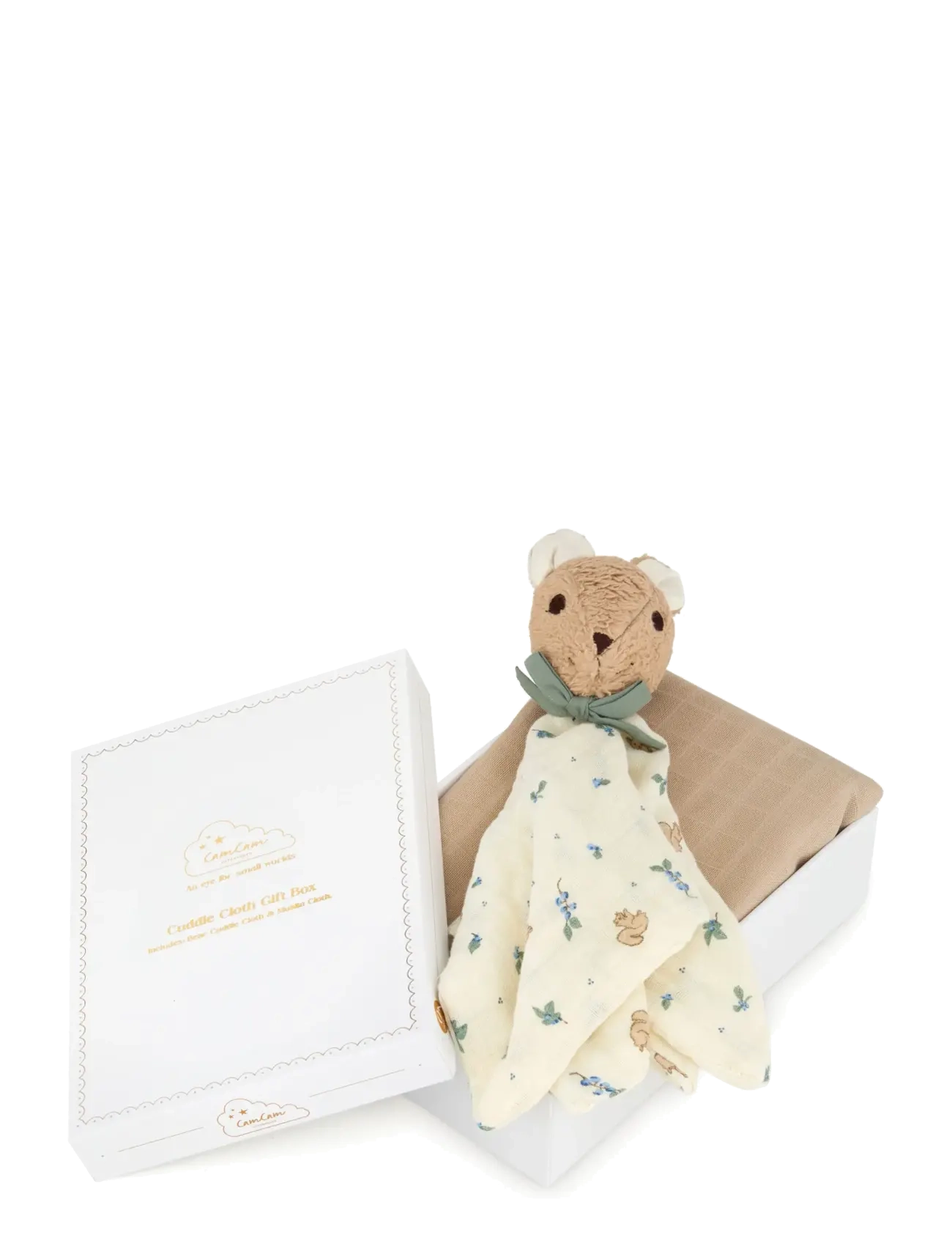 Cam Cam Copenhagen Cuddle Cloth Gift Box - Cam Cam Copenhagen - BLUEBERRIES / white