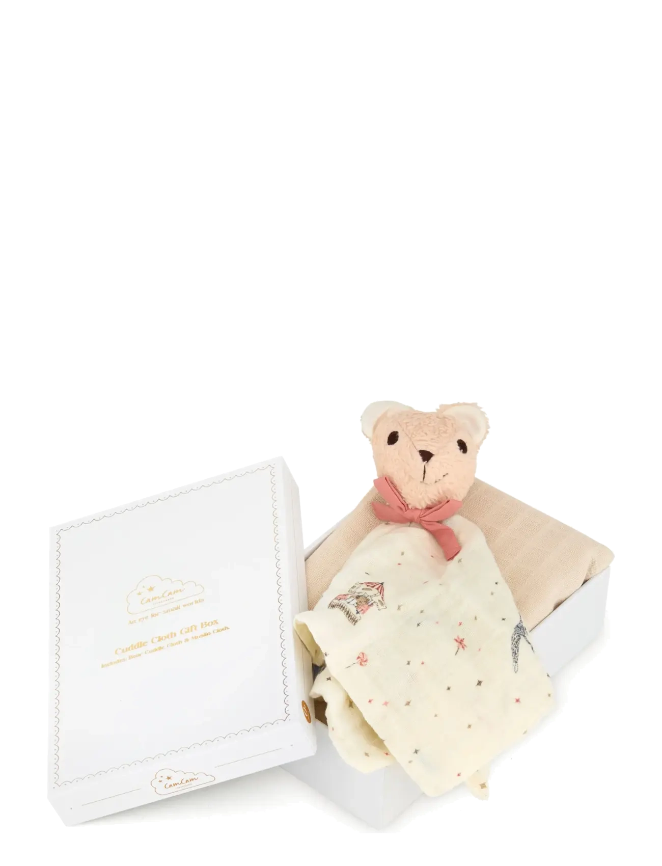 Cam Cam Copenhagen Cuddle Cloth Gift Box - New Arrivals - CAROUSEL / white