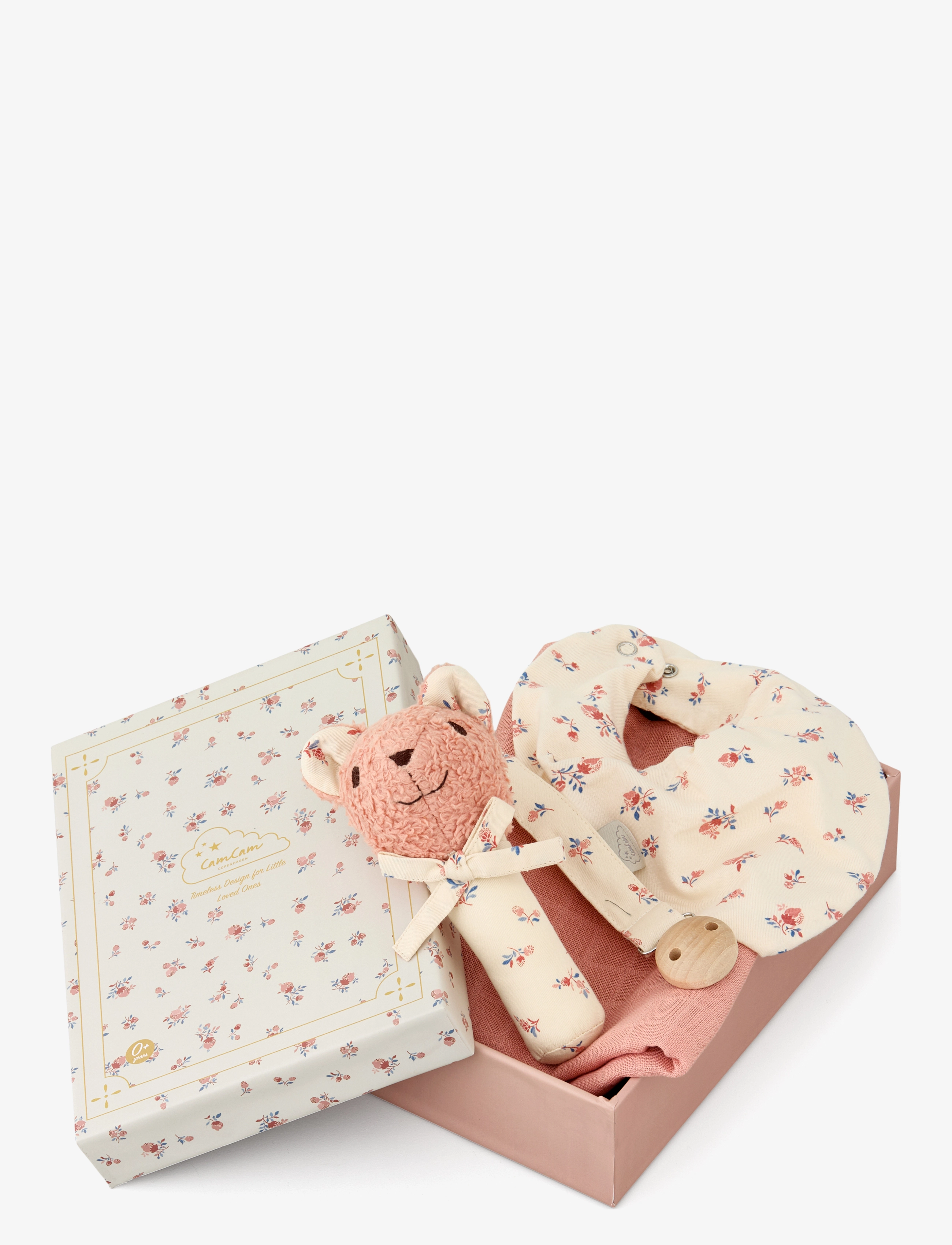 Cam Copenhagen Baby Essentials Gift Box Sea Garden, One Size, Rosa - Geschenk-Sets, Kinder