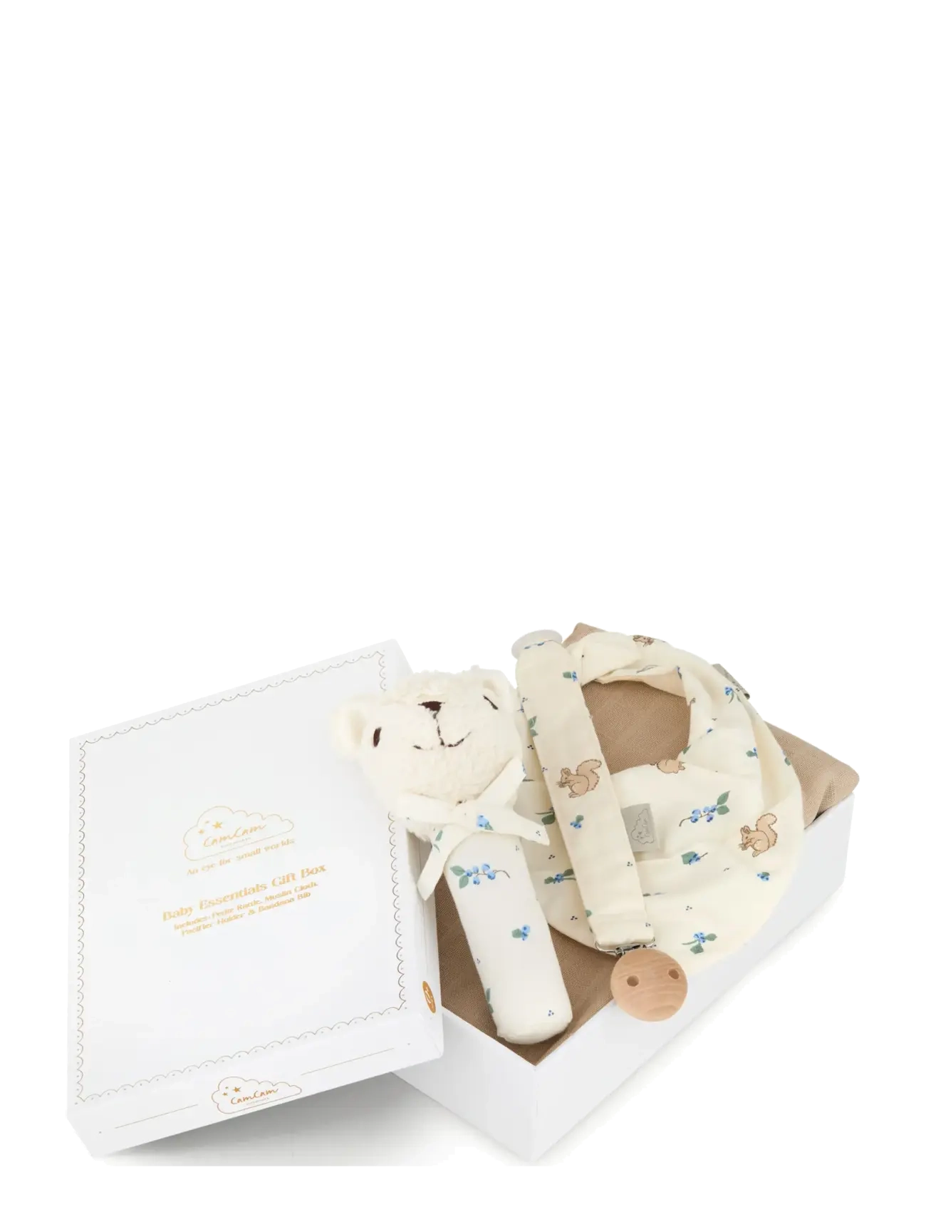 Cam Copenhagen Baby Essentials Gift Box Sea Garden, One Size, Creme - Geschenk-Sets, Kinder