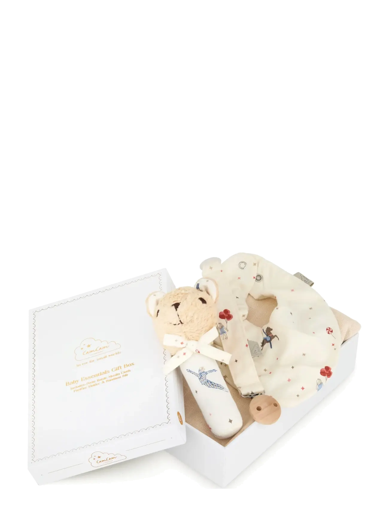 Cam Copenhagen Baby Essentials Gift Box Sea Garden, One Size, Weiß - Geschenk-Sets, Kinder