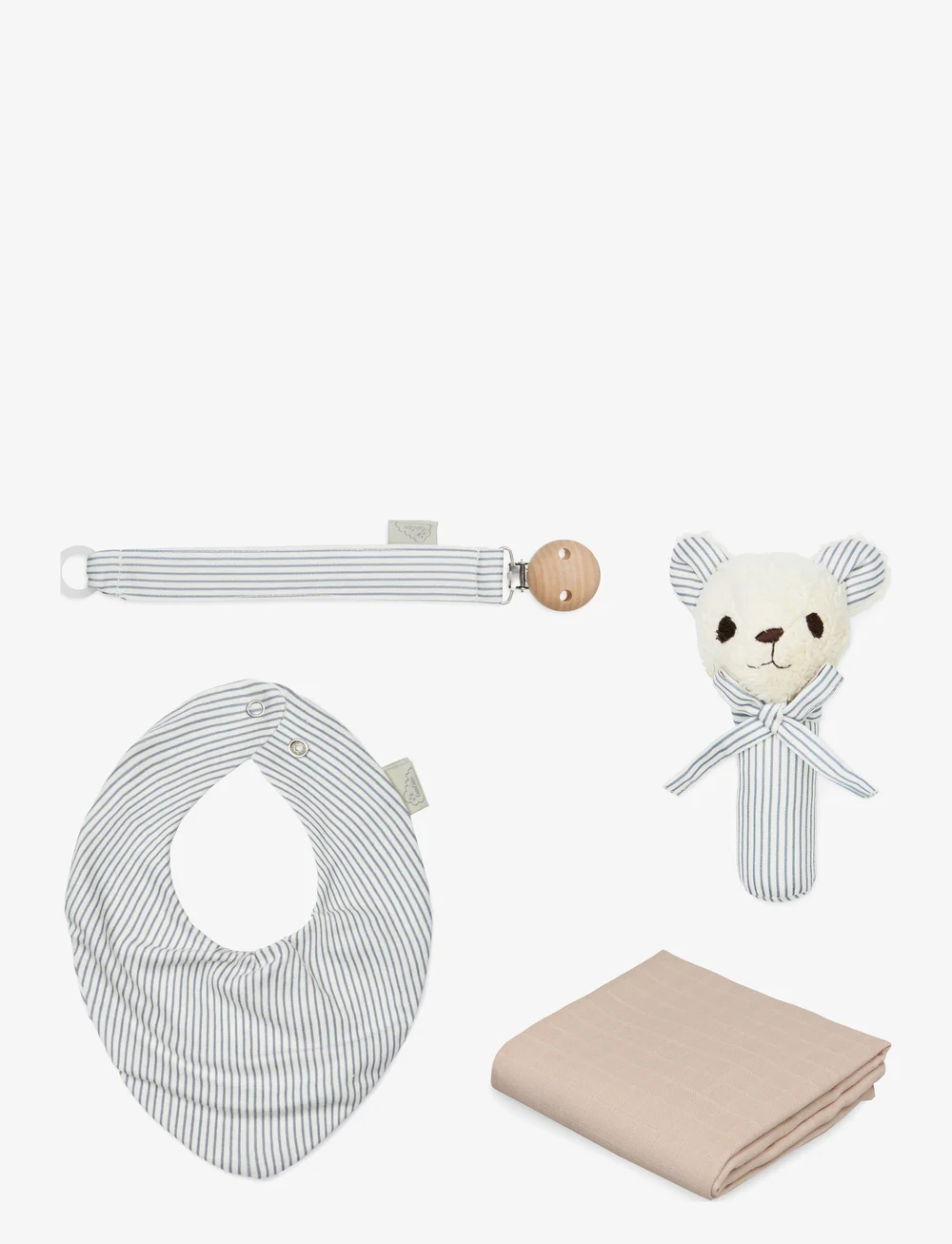 Cam Cam Copenhagen - Baby Essentials Gift Box - Blueberries - shoppa efter ålder - classic stripes blue - 0