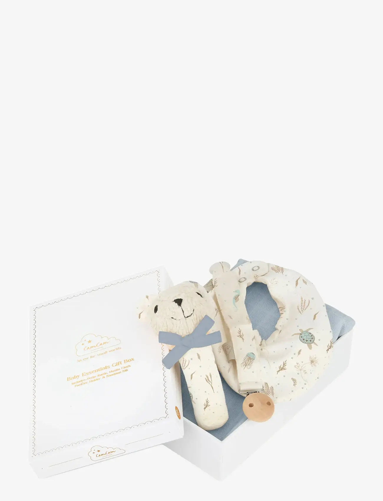 Cam Cam Copenhagen - Baby Essentials Gift Box - einkaufen nach alter von - sea garden - 0
