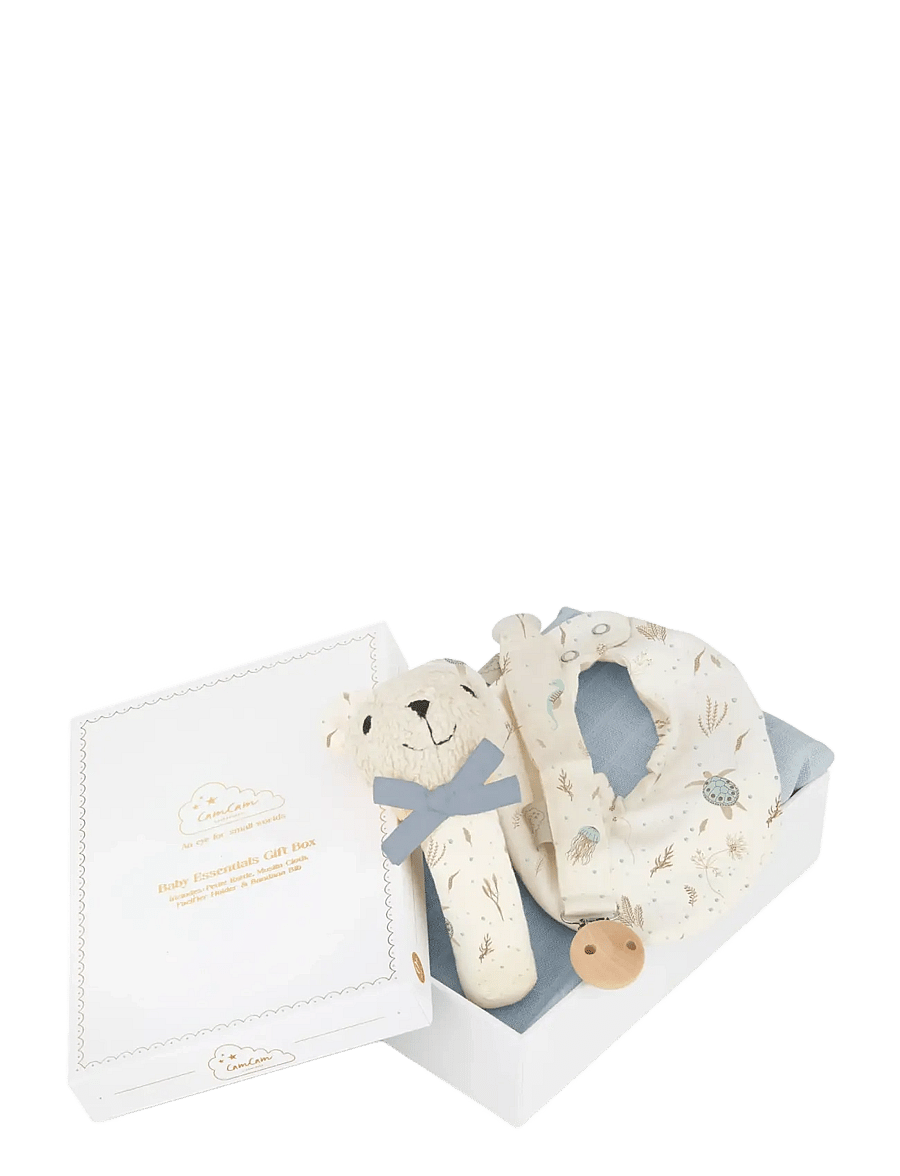 Cam Cam Copenhagen - Baby Essentials Gift Box - lahjasetit - sea garden - 0