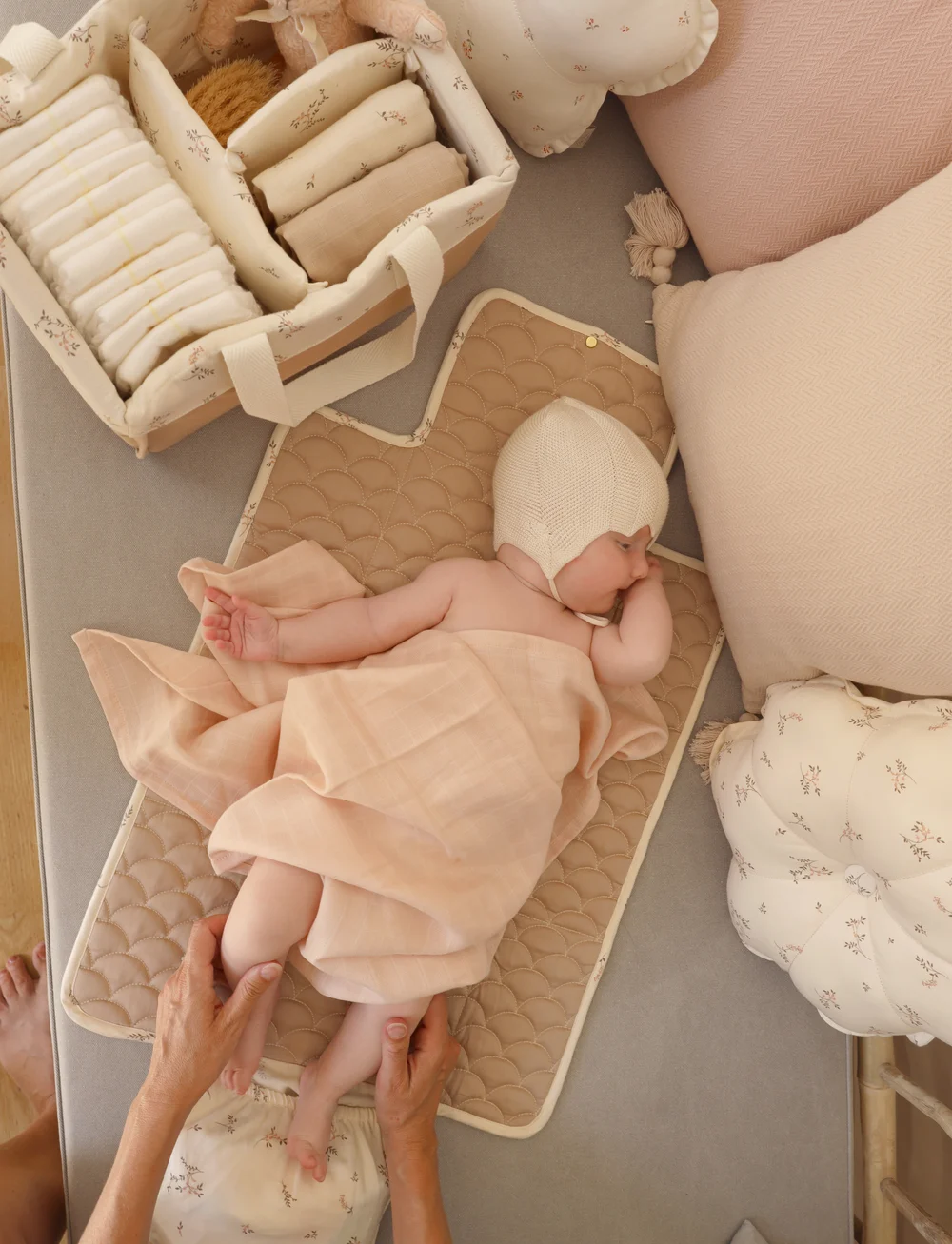 Cam Cam Copenhagen - Changing Mat, Quilted - pusleunderlag - ashley - 3