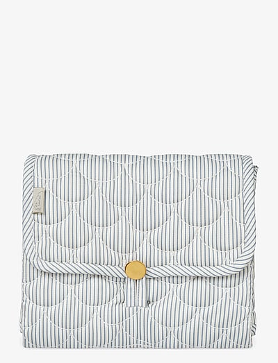 Quilted Changing Mat - Ocs - Classic Stripes Rose - Puslepuder