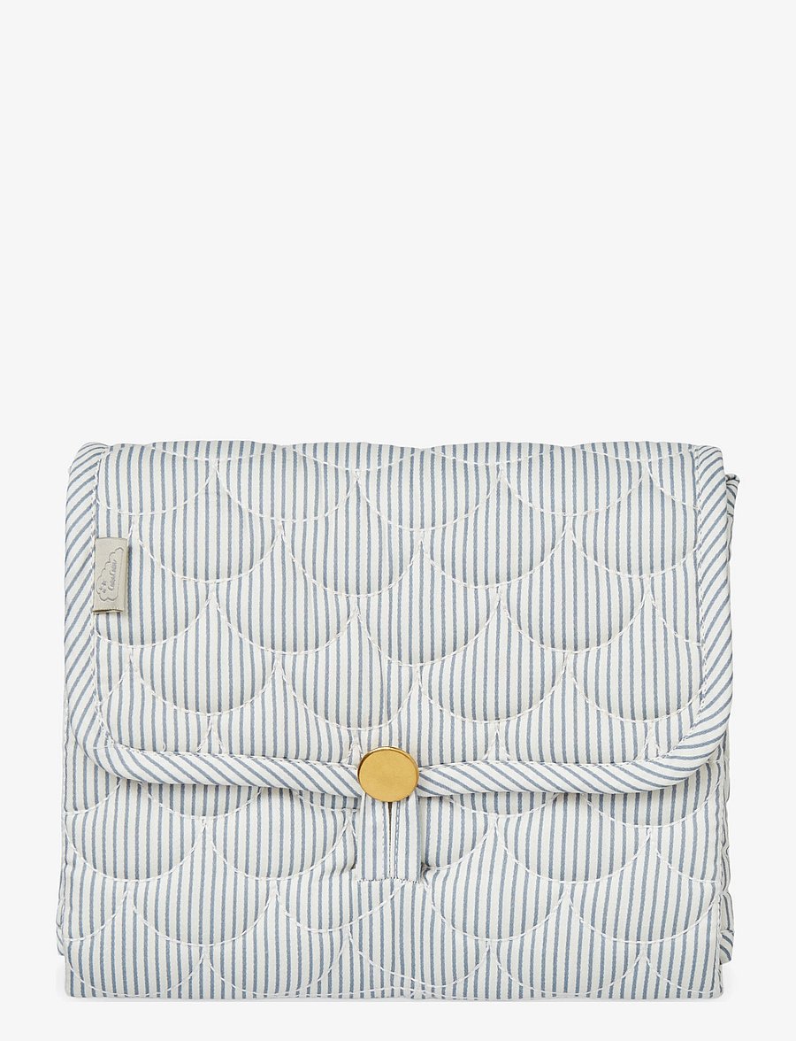 Cam Cam Copenhagen - Quilted Changing Mat - OCS - Rowan - wickelunterlagen - classic stripes blue - 1