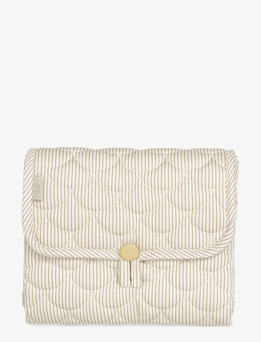 Cam Cam Copenhagen - Changing Mat, Quilted - wickelunterlagen - classic stripes camel - 1