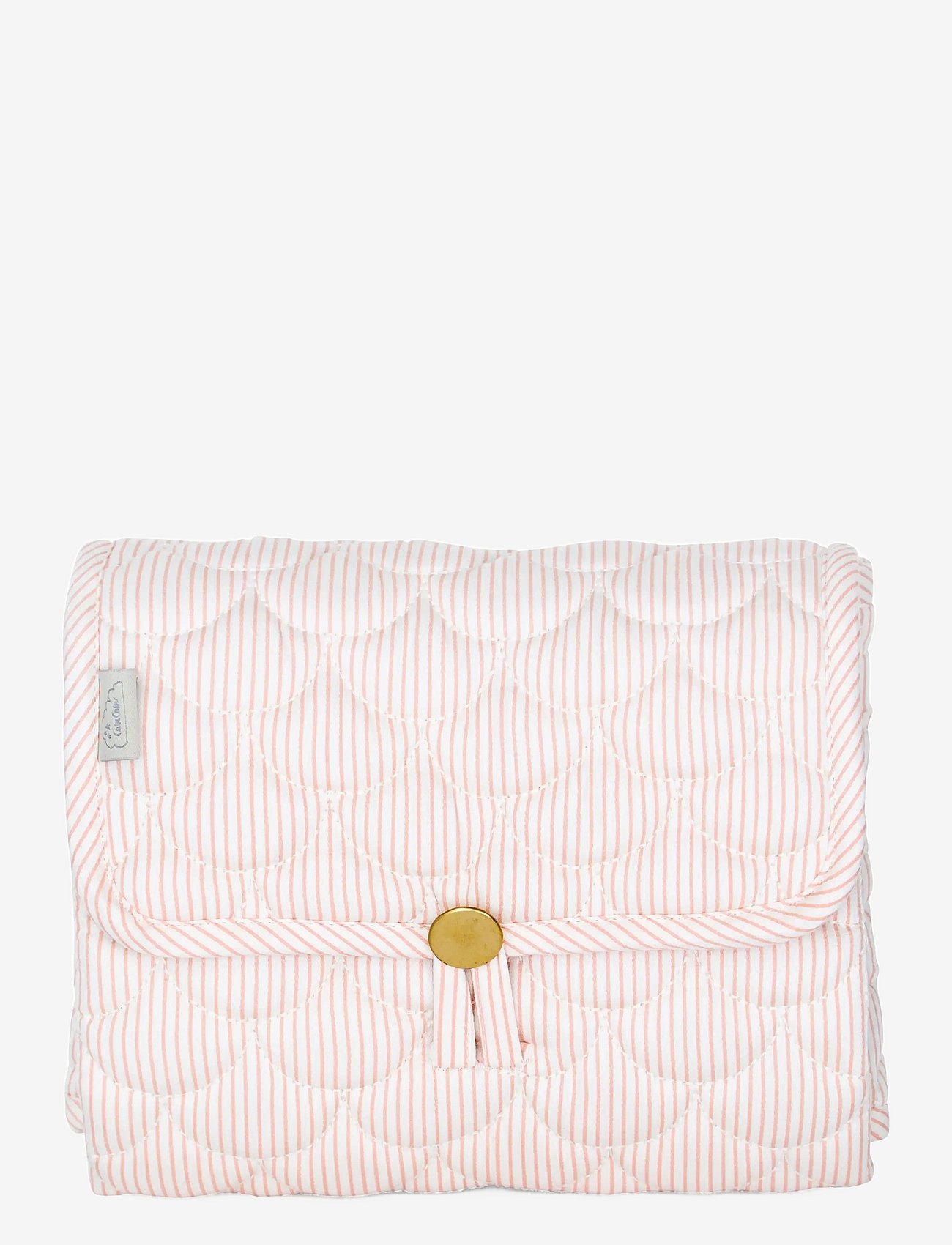 Cam Cam Copenhagen Quilted Changing Mat - Ocs - Classic Stripes Rose - Pink - ONE SIZE