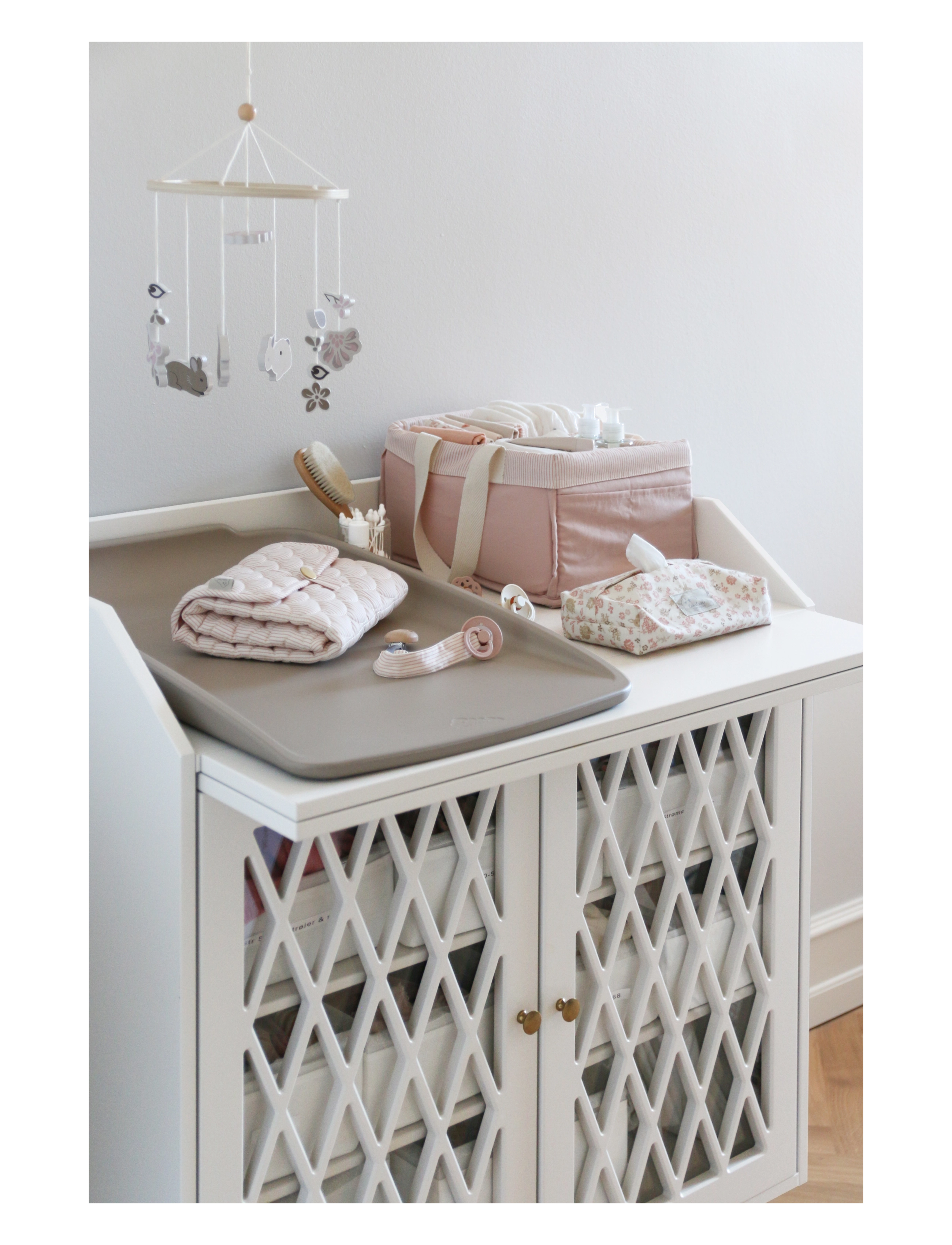 Cam Cam Copenhagen - Quilted Changing Mat - OCS - Classic Stripes Rose - pusleunderlag - classic stripes rose - 3