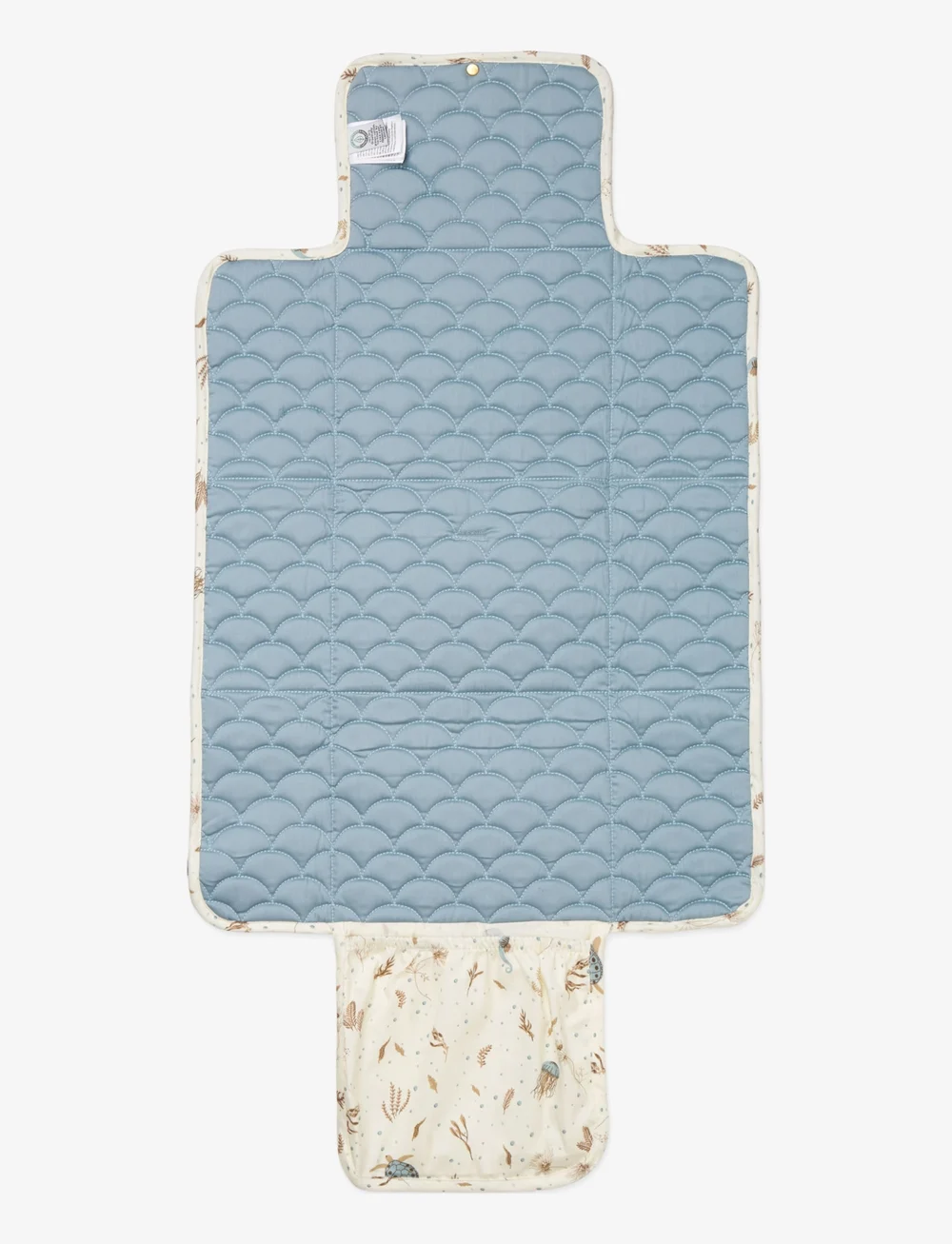 Cam Cam Copenhagen - Changing Mat, Quilted - skötbordsunderlägg - sea garden - 1