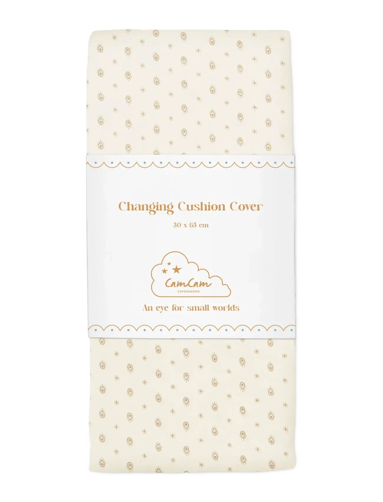 Cam Copenhagen Changing Cushion Cover Ocs, One Size, Mats & Pads, Creme - Pads Covers, Kinder