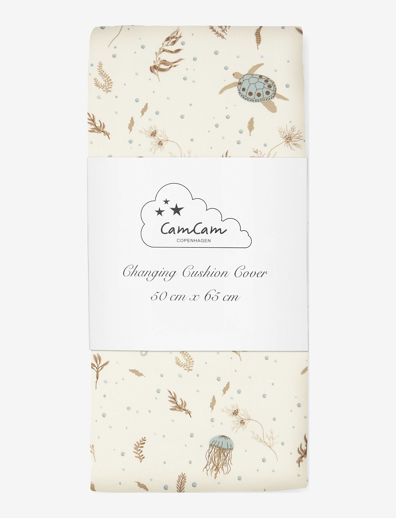 Cam Cam Copenhagen - Changing Cushion Cover - OCS101 - mähkimispatjade ümbrised - sea garden - 1