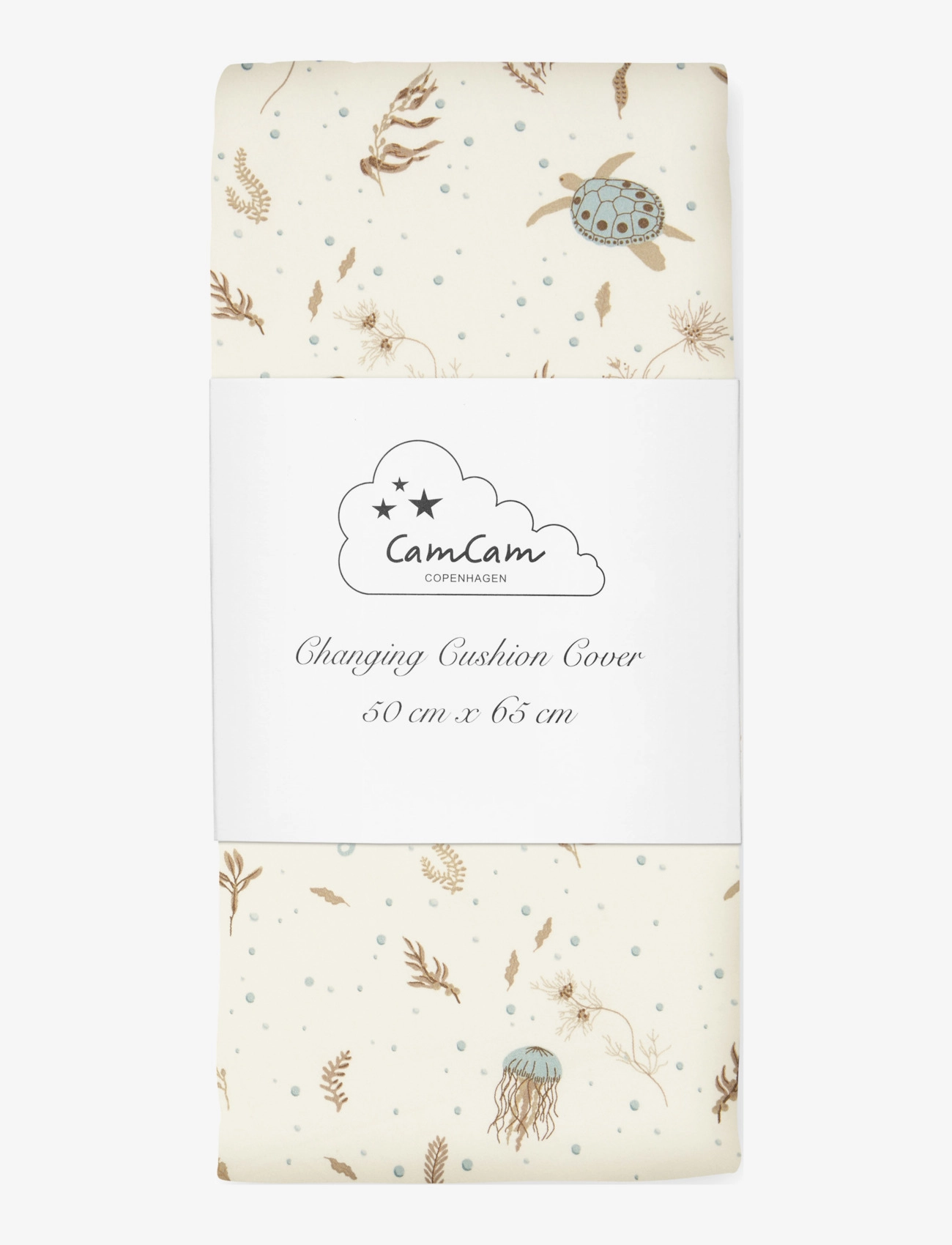Cam Cam Copenhagen - Changing Cushion Cover - OCS - mähkimispatjade ümbrised - sea garden - 1