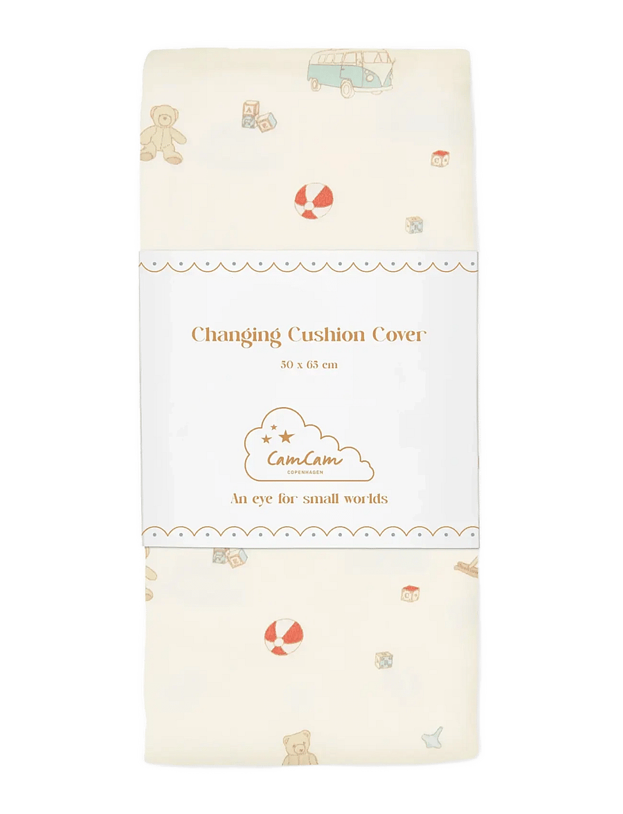 Cam Cam Copenhagen - Changing Cushion Cover - OCS - puslehyndebetræk - vintage toys - 0