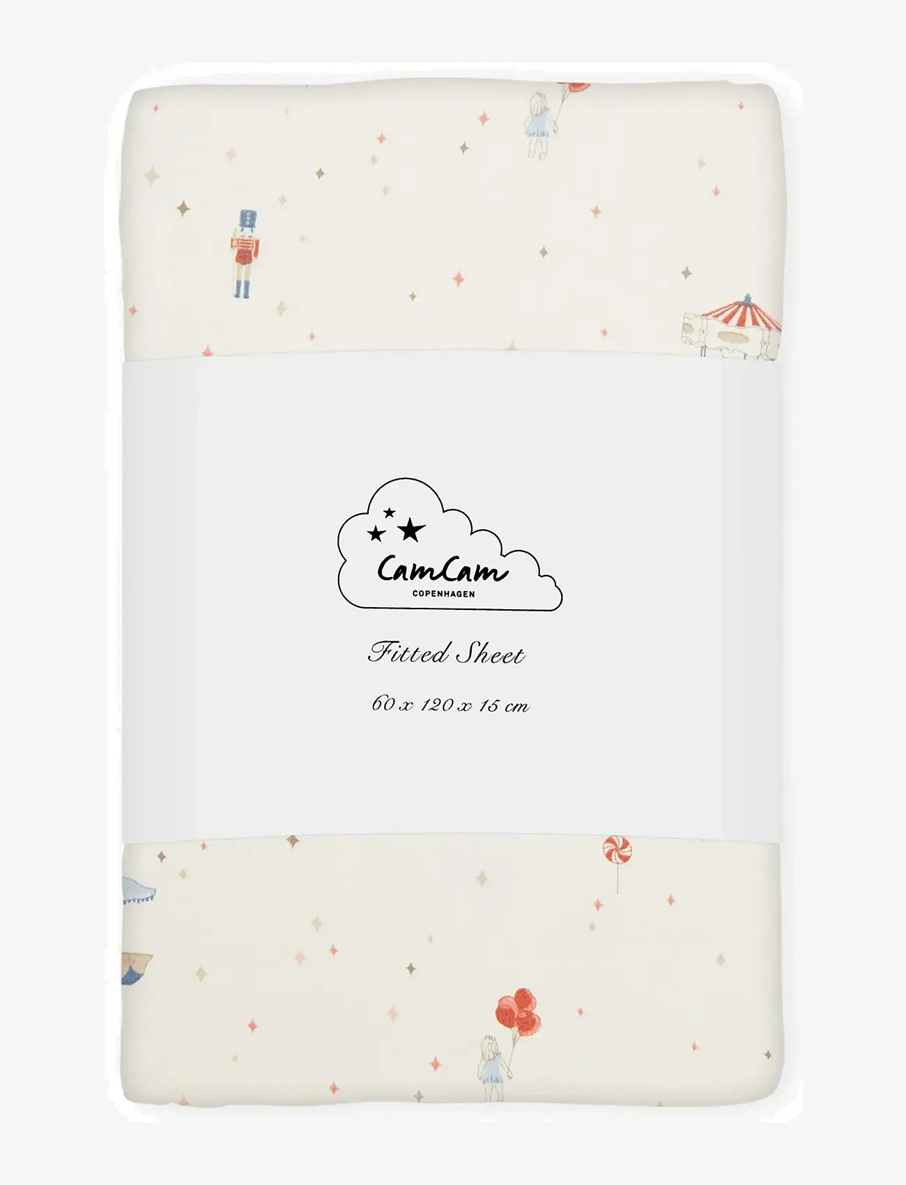 Cam Cam Copenhagen - Sheet, Fitted, 60x120x15cm - prześcieradła - carousel - 0