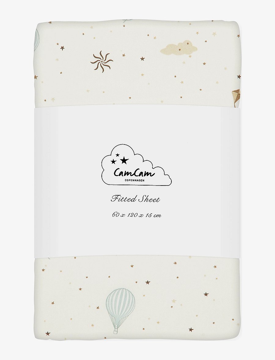 Cam Cam Copenhagen - Sheet, Fitted, 60x120x15cm - bettlaken - dreamland - 0