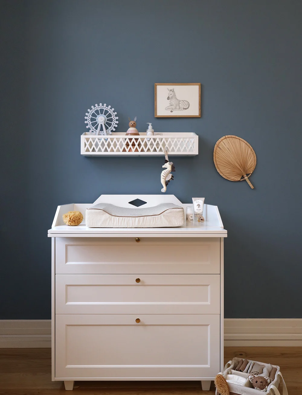 Cam Cam Copenhagen - Changing Cushion - skötdbäddar - classic stripes camel - 2