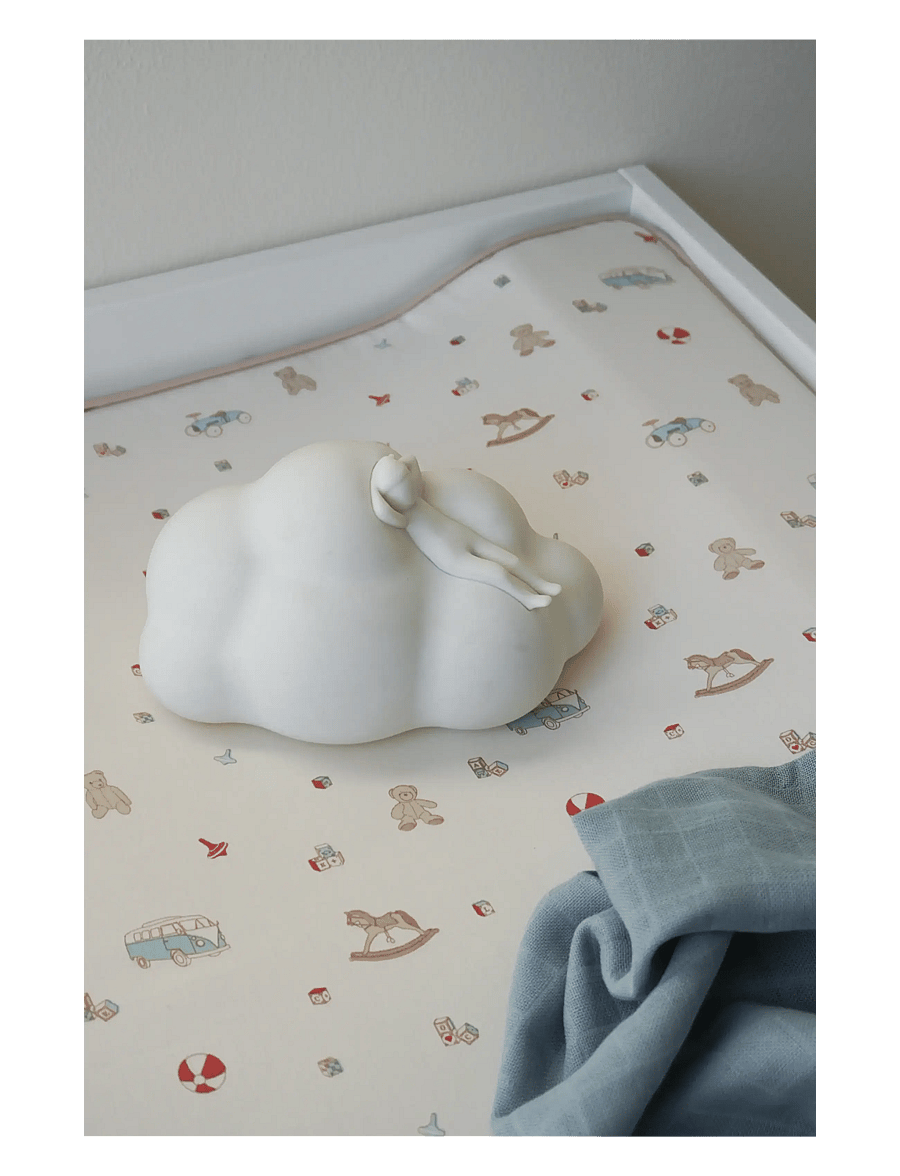 Cam Cam Copenhagen - Changing Cushion - OCS - Classic Stripes Rose - puslehynder - vintage toys - 2