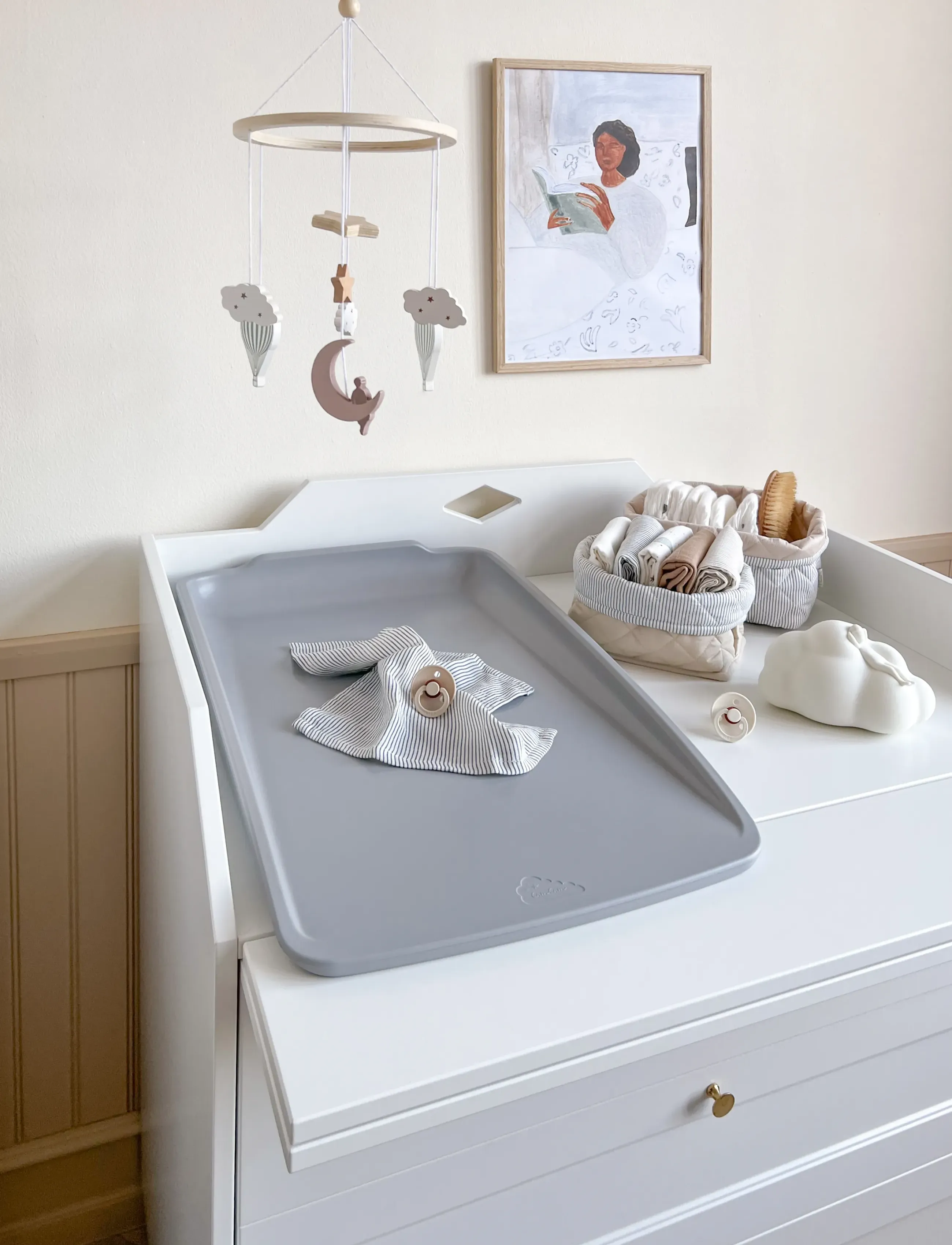 Cam Cam Copenhagen Changing Pad - Babyskötsel - CLASSIC GREY / grey