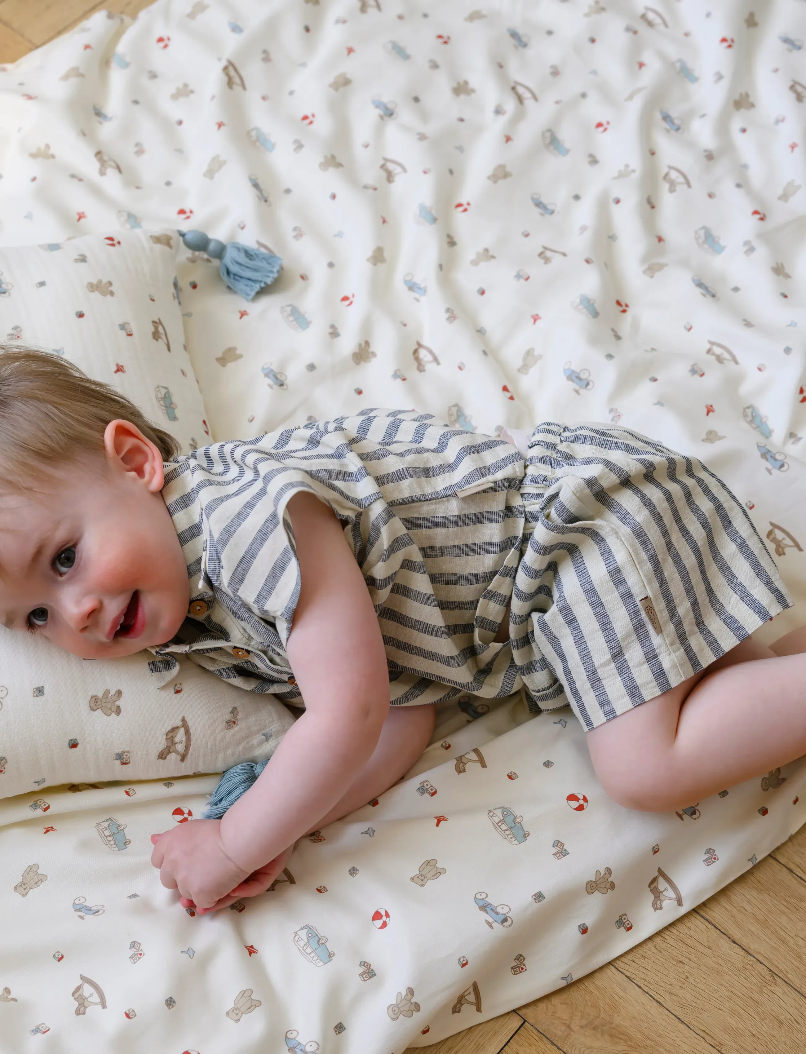 Cam Cam Copenhagen Amalie Cushion - OCS - Dreamland - Kids home - VINTAGE TOYS / cream