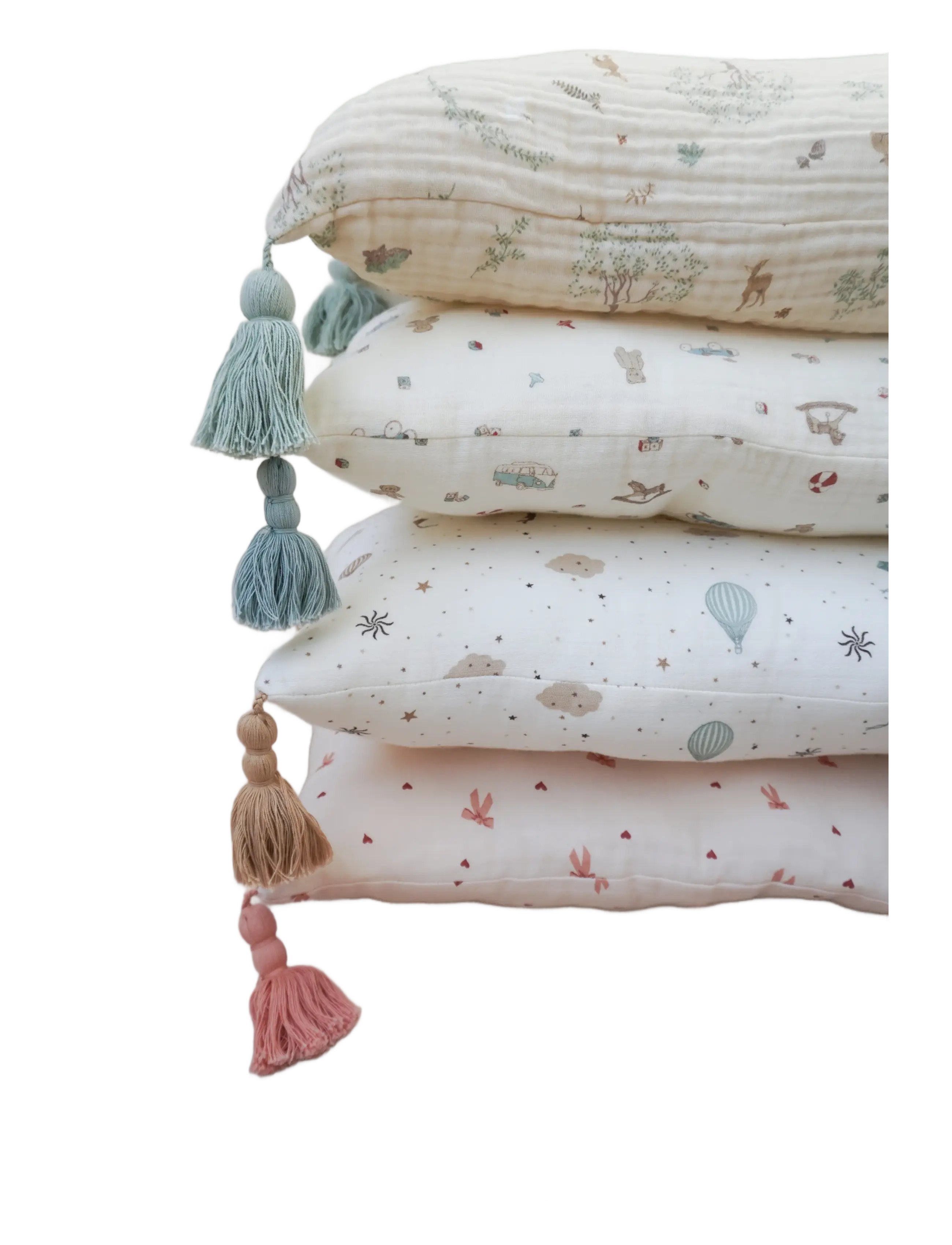 Cam Cam Copenhagen - Amalie Cushion - OCS - Vintage Toys - pyntepuder - woodland - 2