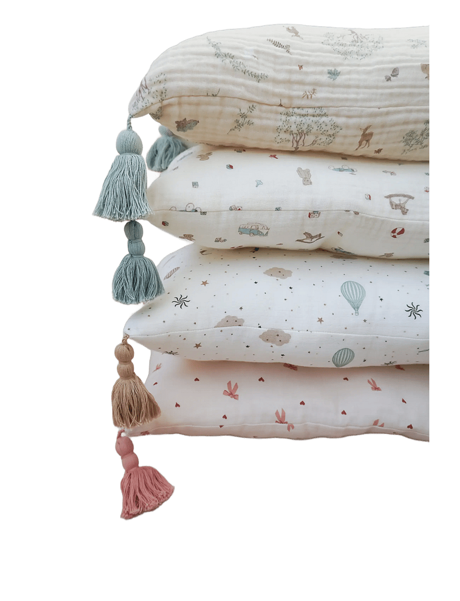 Cam Cam Copenhagen - Amalie Cushion - OCS - Vintage Toys - pyntepuder - woodland - 2