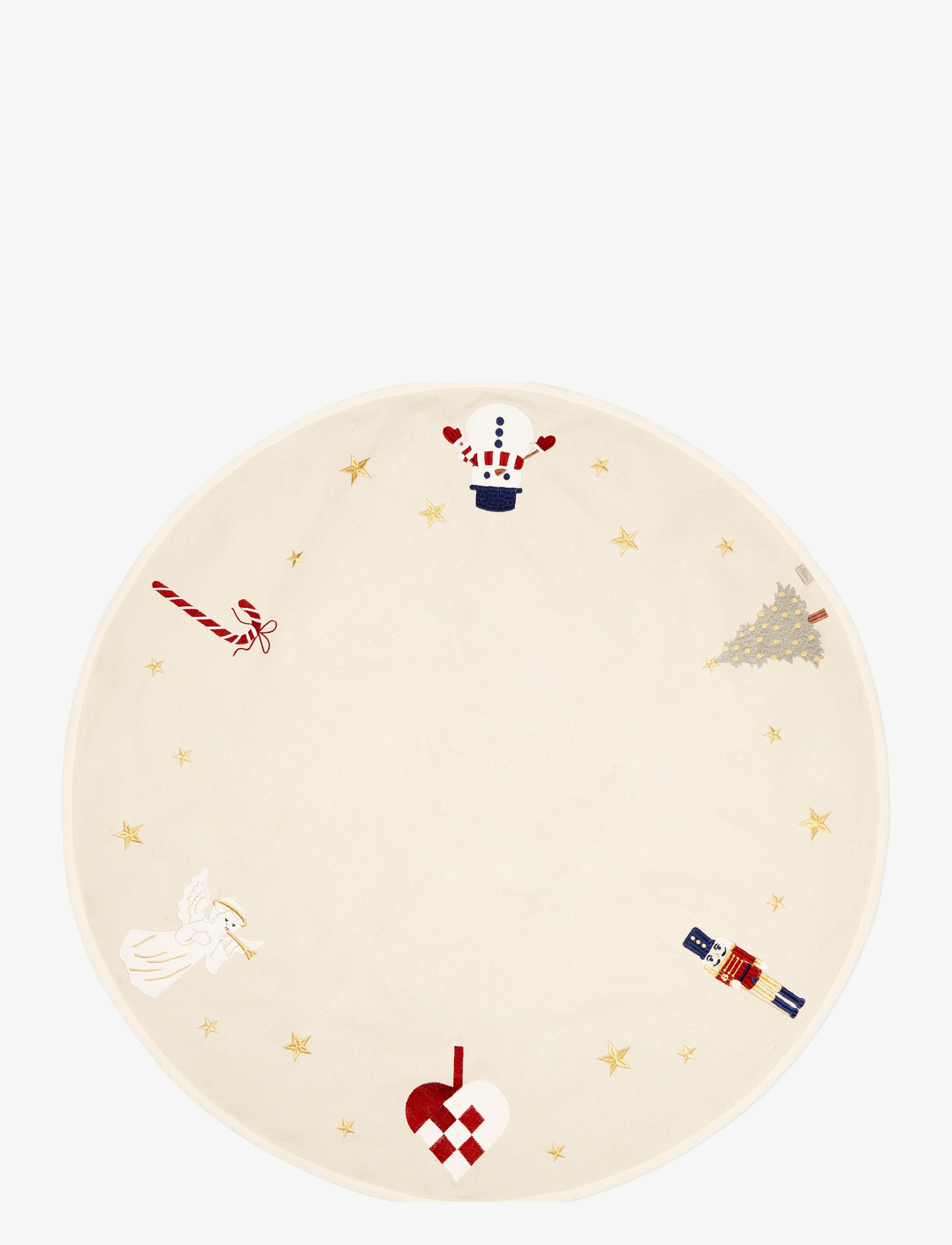 Cam Cam Copenhagen Christmas Tree Rug - GOTS - Beige - Neuheiten - BEIGE / cream