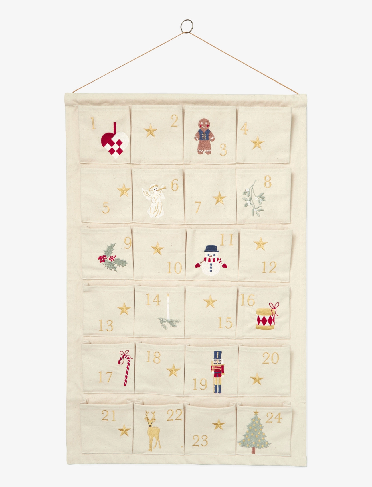 Cam Cam Copenhagen Christmas Calendar - GOTS - Beige - Über 50€ - BEIGE / beige